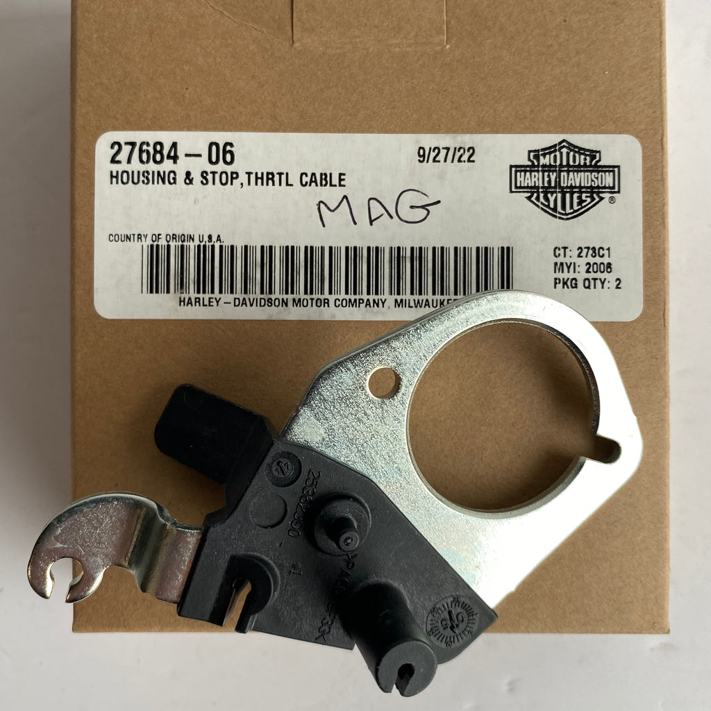Support câbles accélérateur corps injection Harley Davidson REF OEM 27684-06