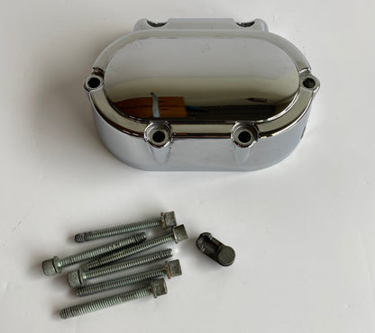 Couvercle latéral boite à 5 vitesses chrome Harley Davidson REF OEM 37105-99