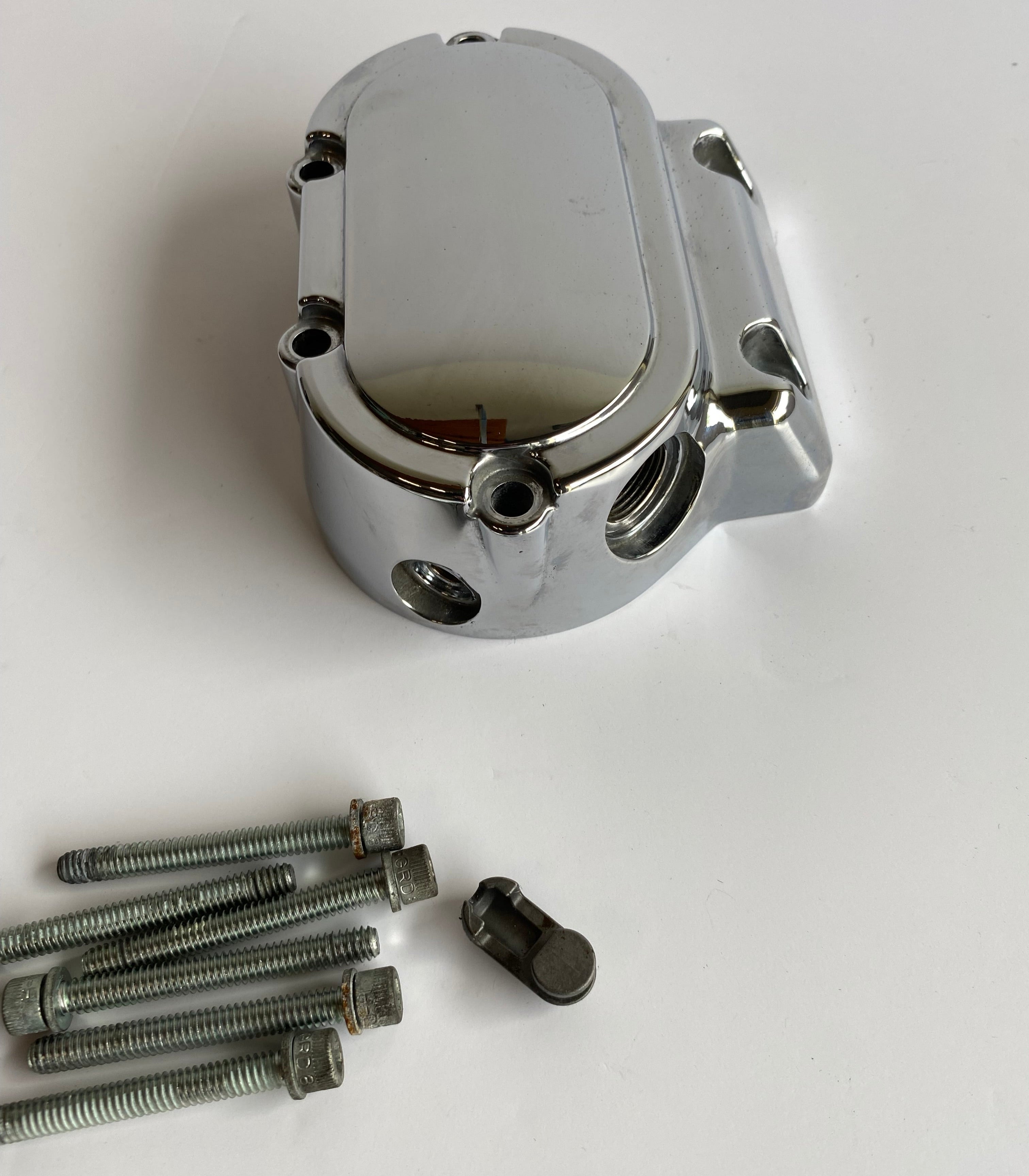 Harley Davidson Chrome 5 Speed ​​Gearbox Side Cover REF OEM 37105-99