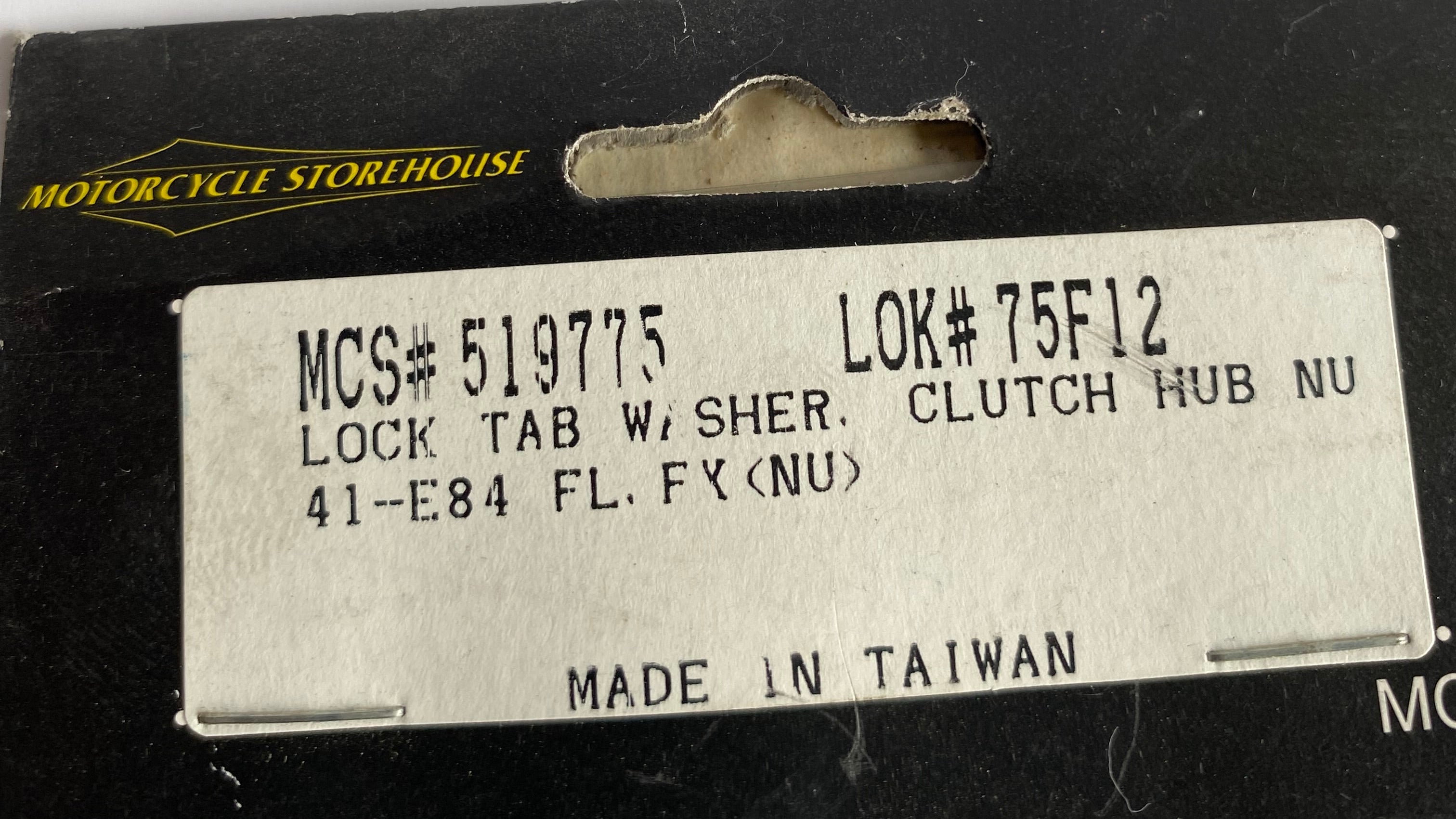 Rondelle écrou de moyeu d'embrayage Shovelhead Harley Davidson REF OEM 37503-41