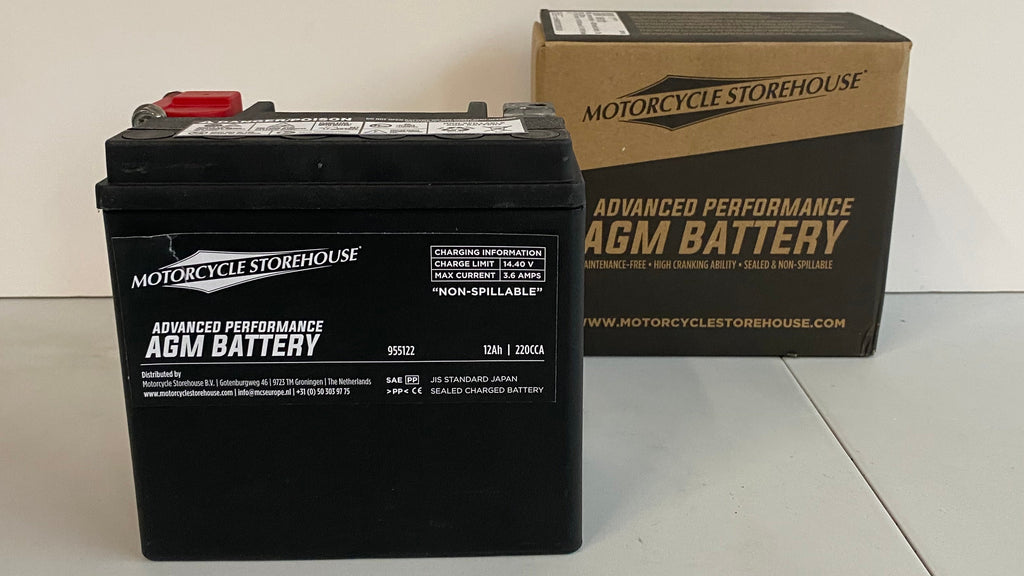 Batterie AGM Harley Davidson 12v, 12Ah, 220cca REF MCS 955122