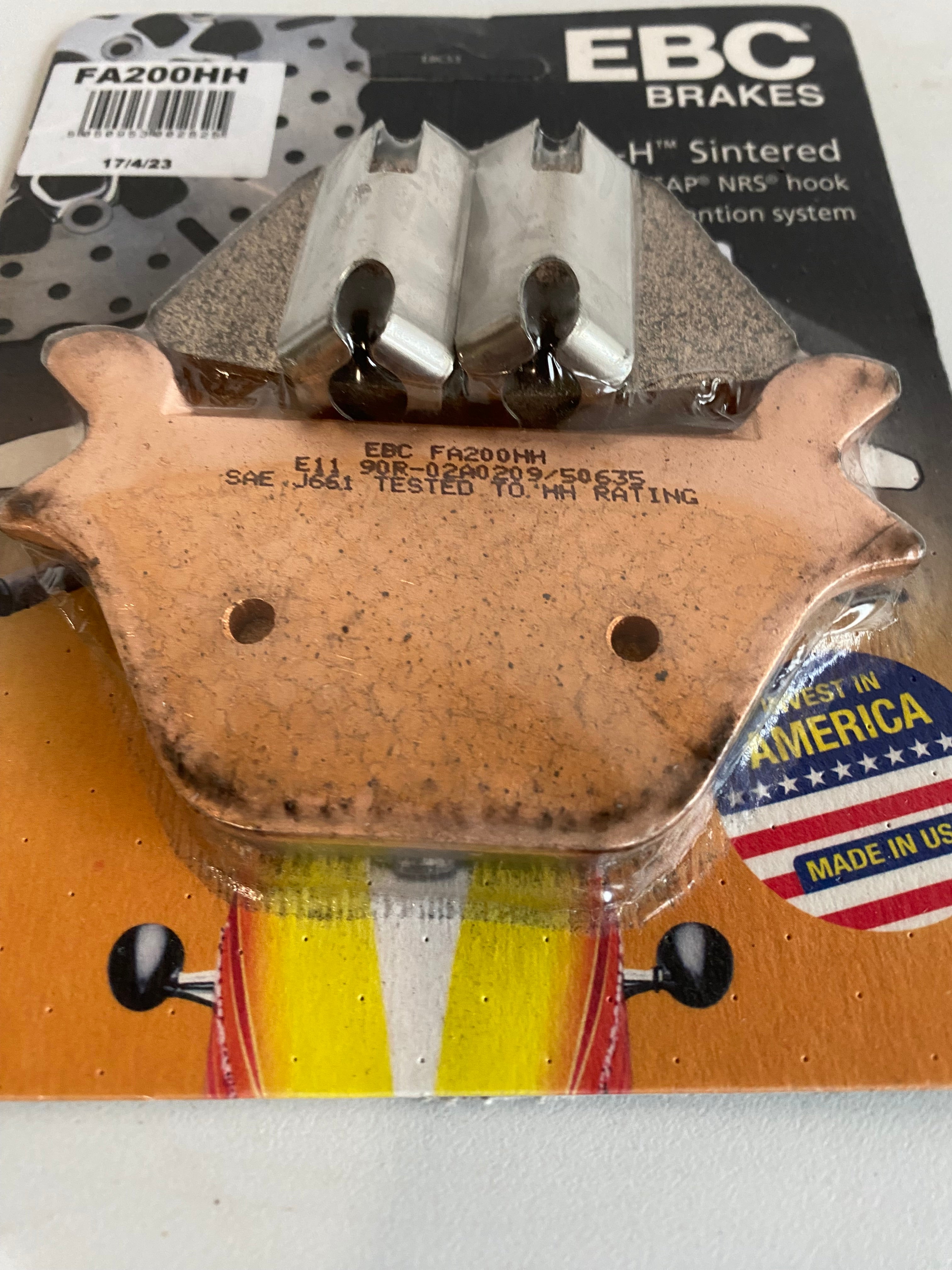 Jeu de plaquettes de frein arrière EBC Harley Davidson REF MCS 915452