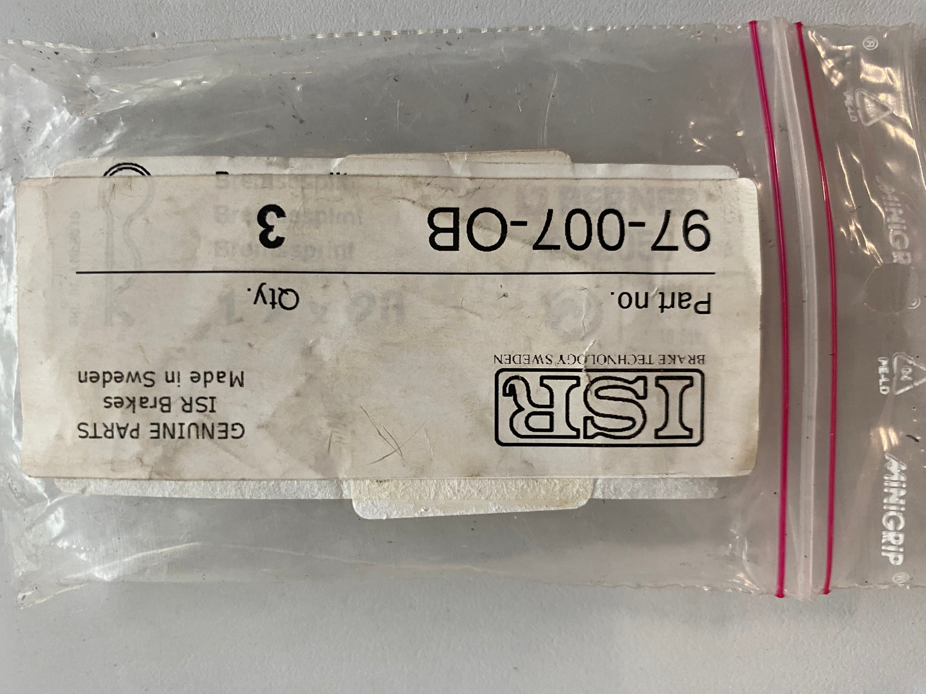 Jeu de plaquettes de frein ISR TRW Harley Davidson REF 97-007-OB