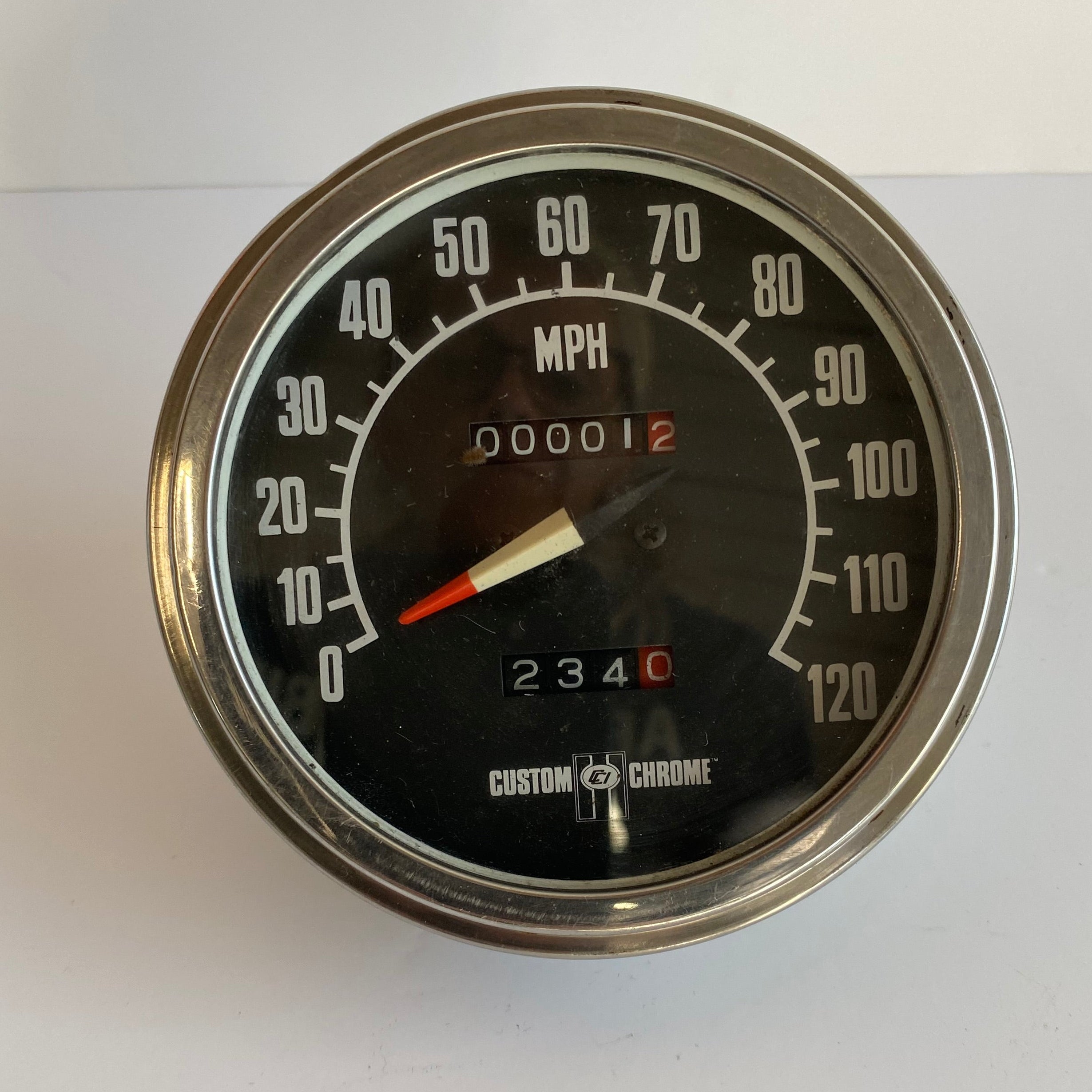 Compteur de vitesses en miles Harley Davidson REF Custom Chrome 25962