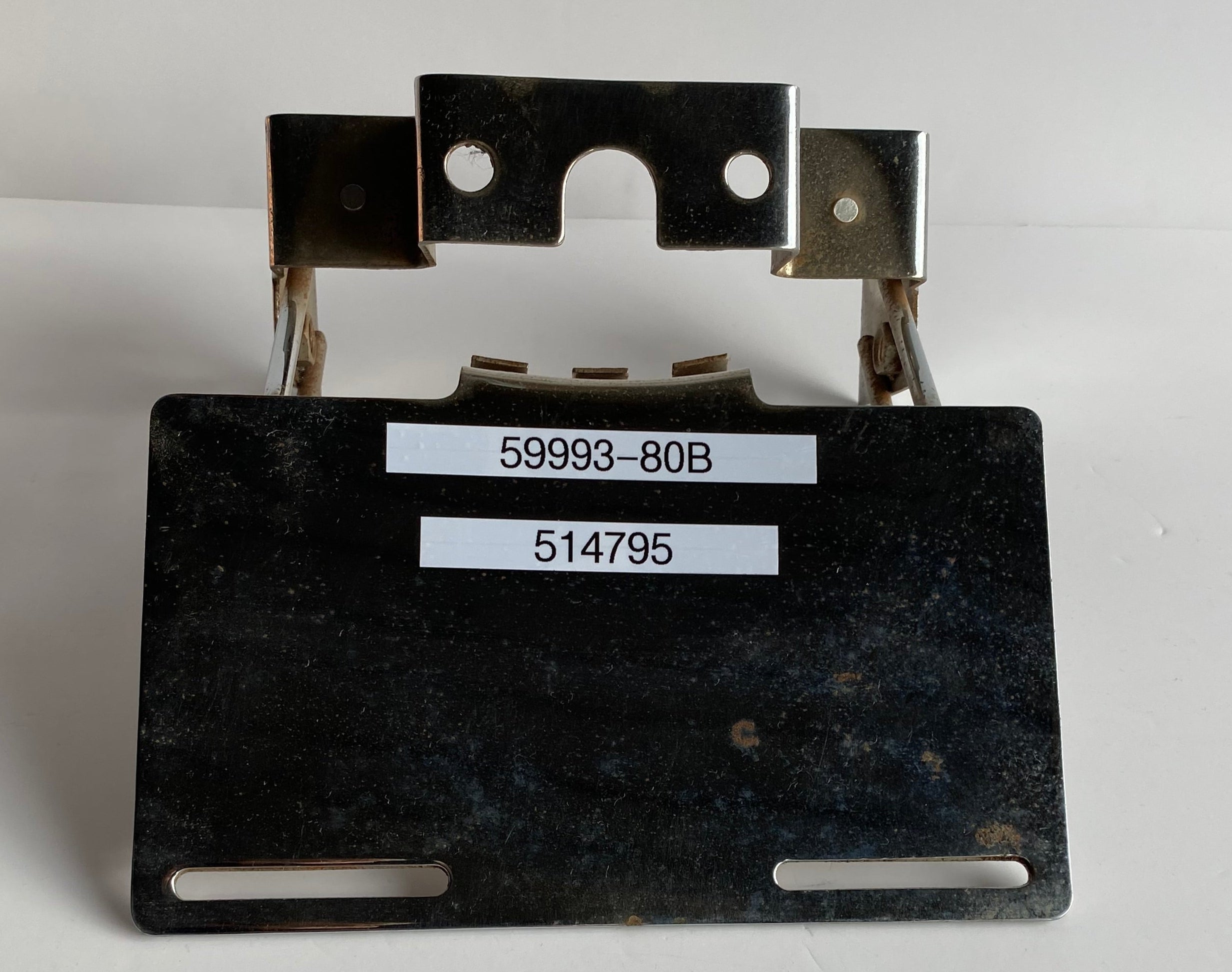 Support de plaque d'immatriculation chromé Harley Davidson REF 59993-80B