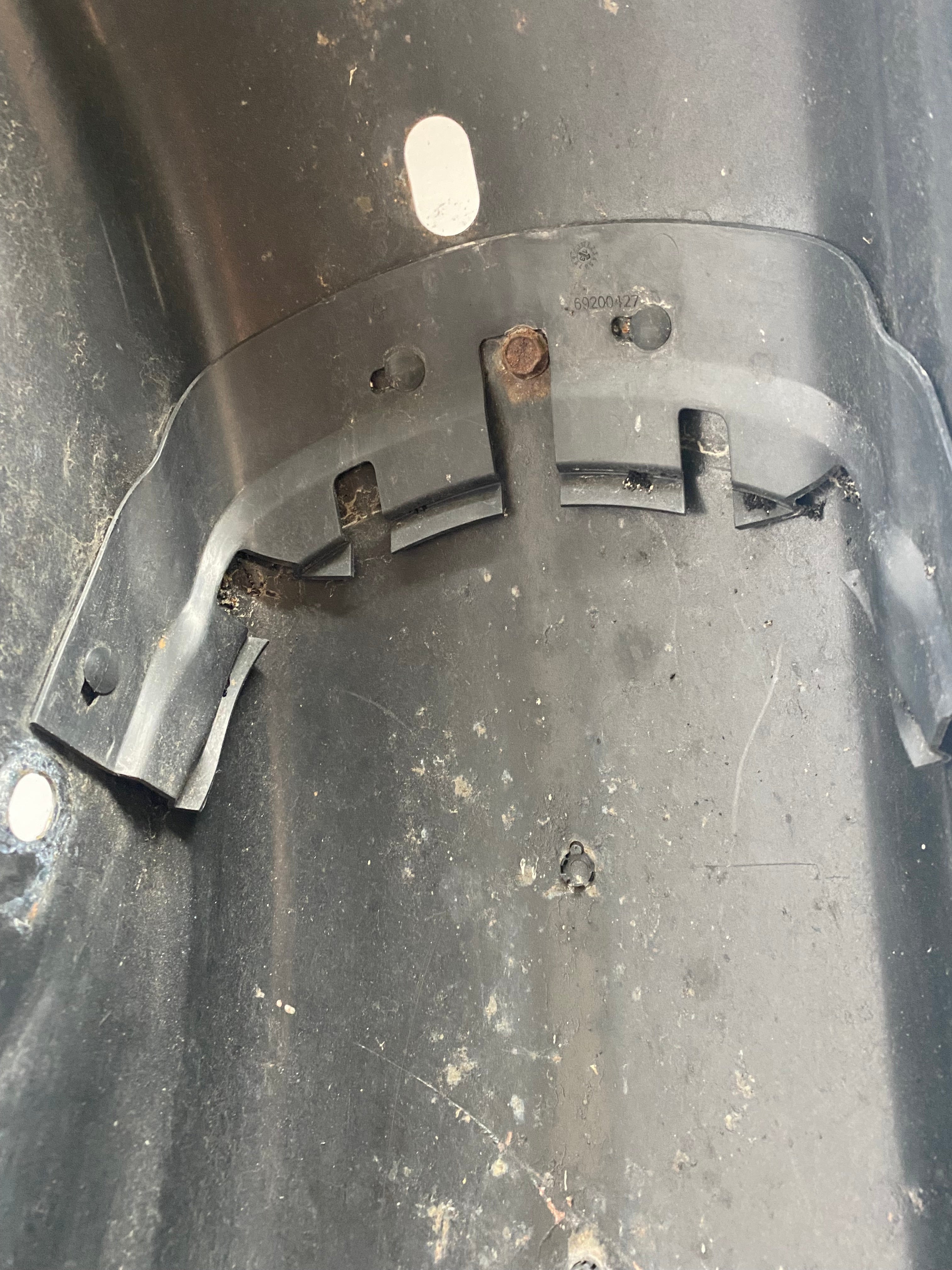 Garde boue arrière Dyna Street Bob noir mat Harley Davidson REF OEM 59500253BYM