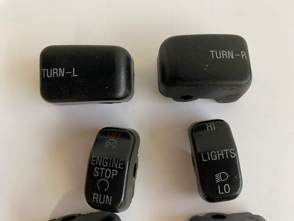 Harley Davidson Touring Electra Glide Black Switches Set