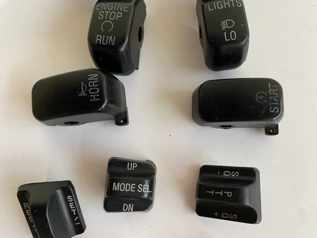 Harley Davidson Touring Electra Glide Black Switches Set