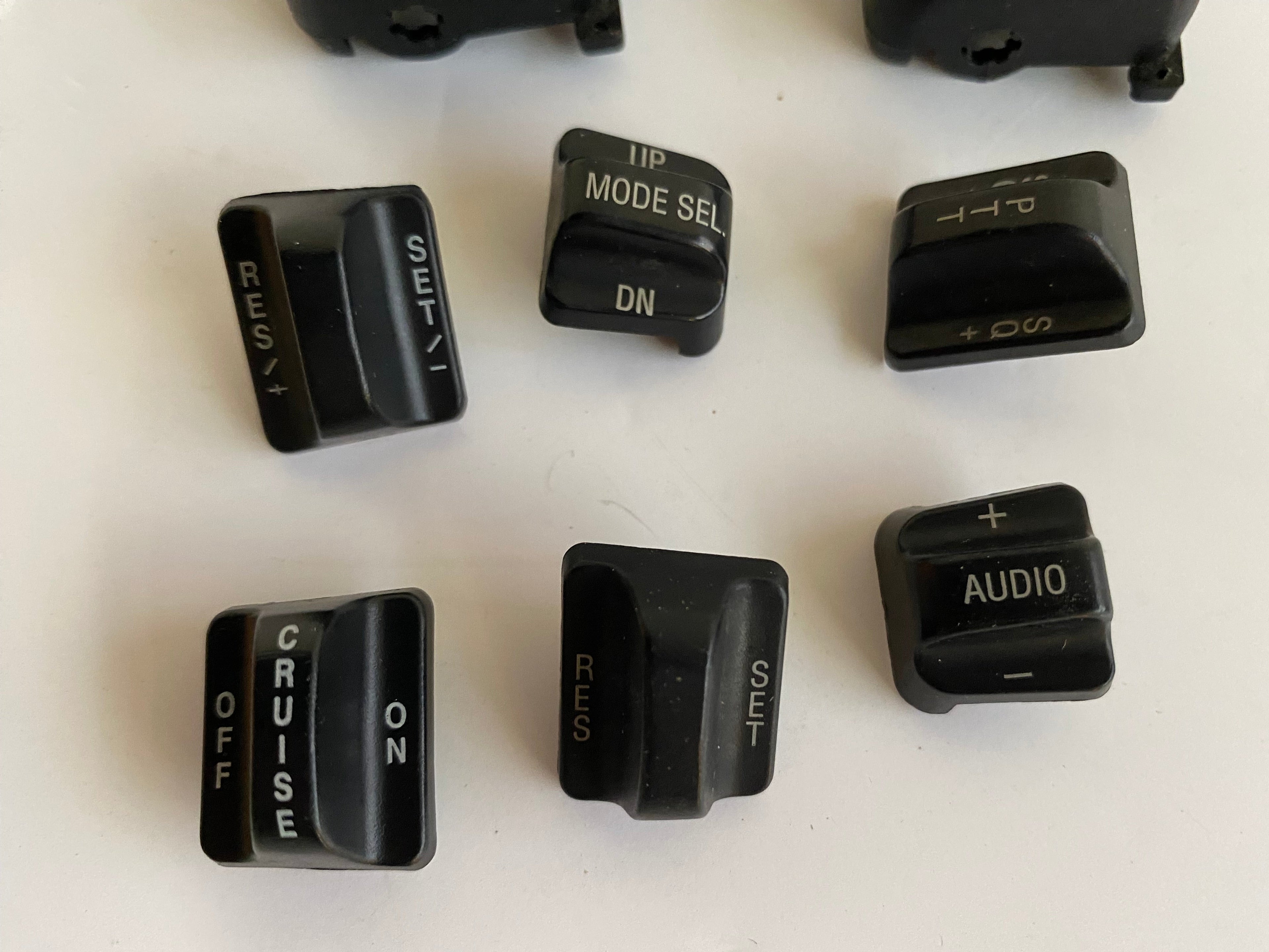 Jeu de boutons noirs commodos Harley Davidson Touring Electra Glide