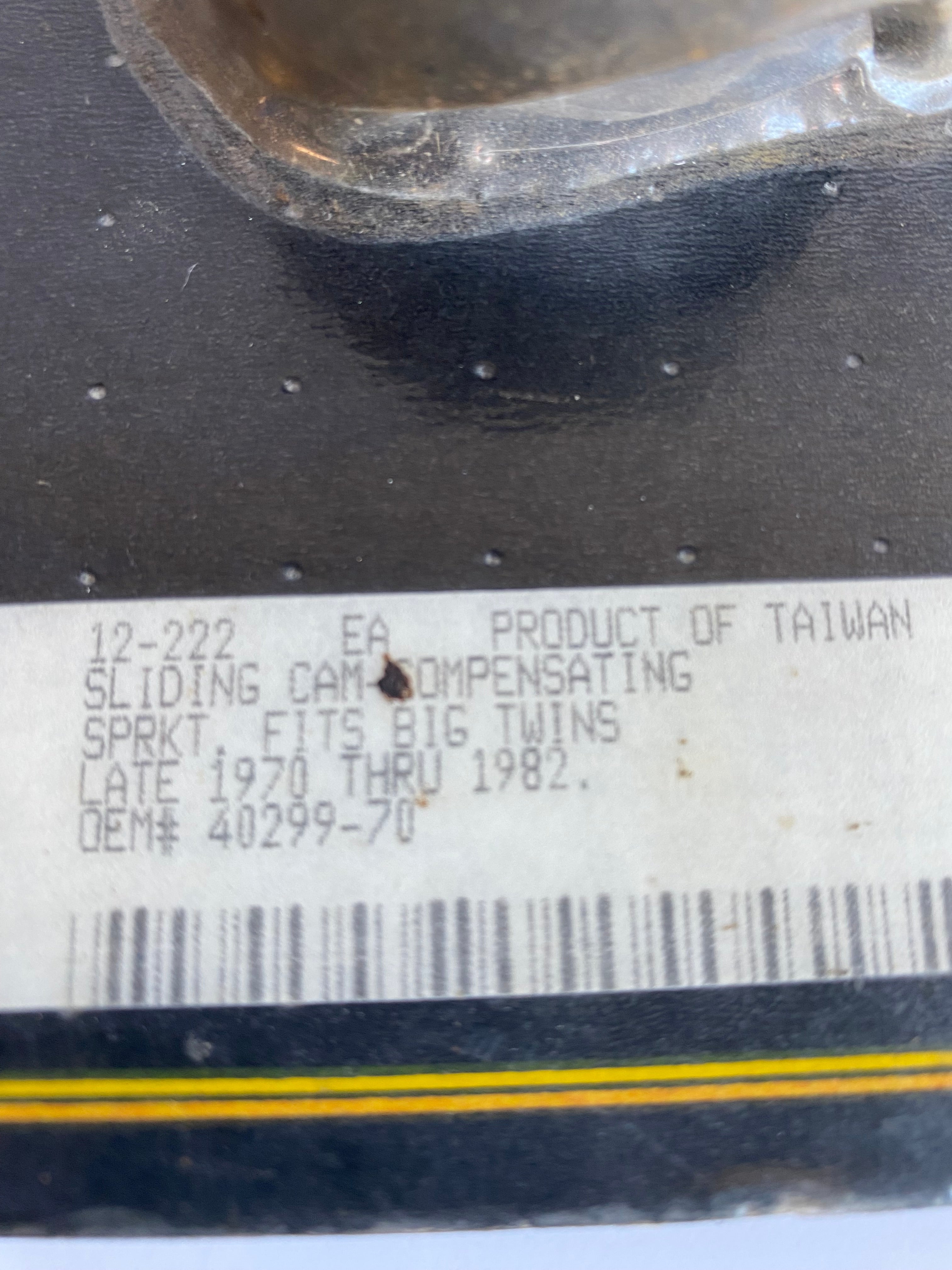 Came compensateur de couple Shovelhead Harley Davidson REF OEM 40299-70