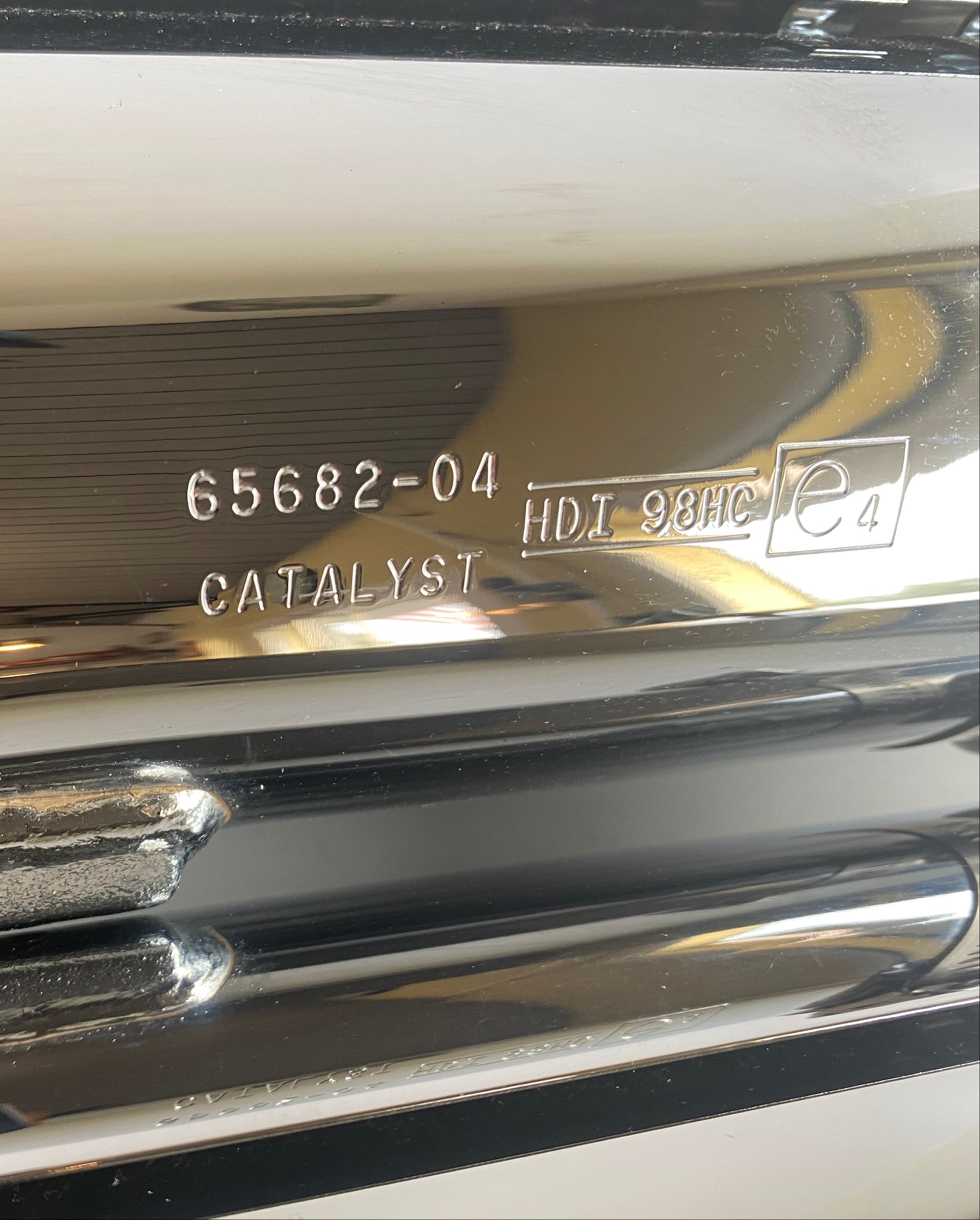 Jeu de silencieux chromé Softail Harley Davidson REF OEM 65682-04