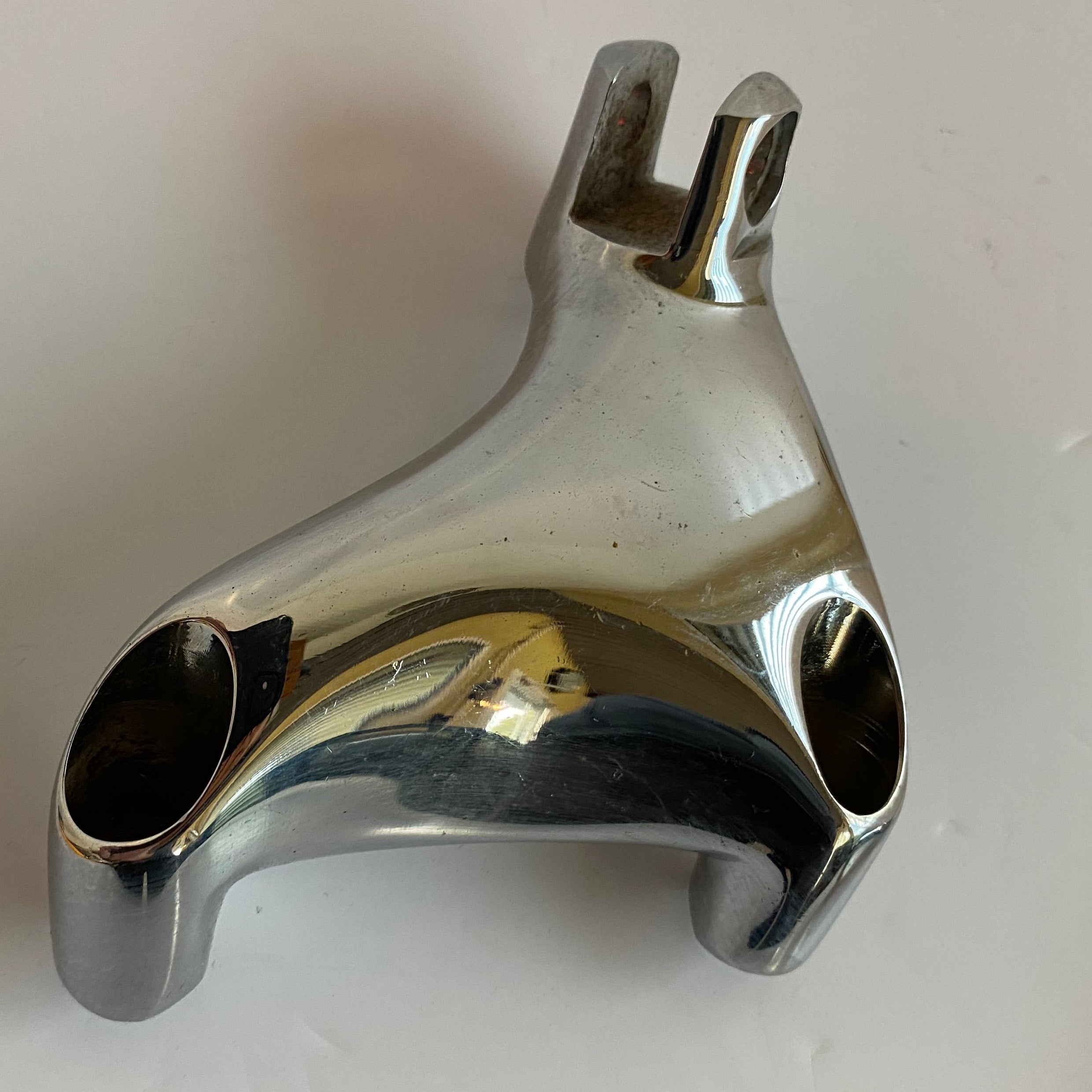 Jeu de supports chromé cales pieds passager Sportster Harley Davidson REF 49322-04