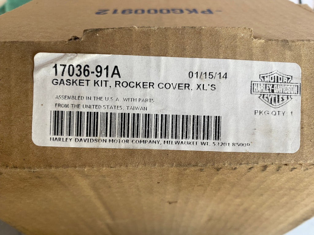 Pochette de joints caches culbuteurs Sportster Harley Davidson REF OEM 17036-91A