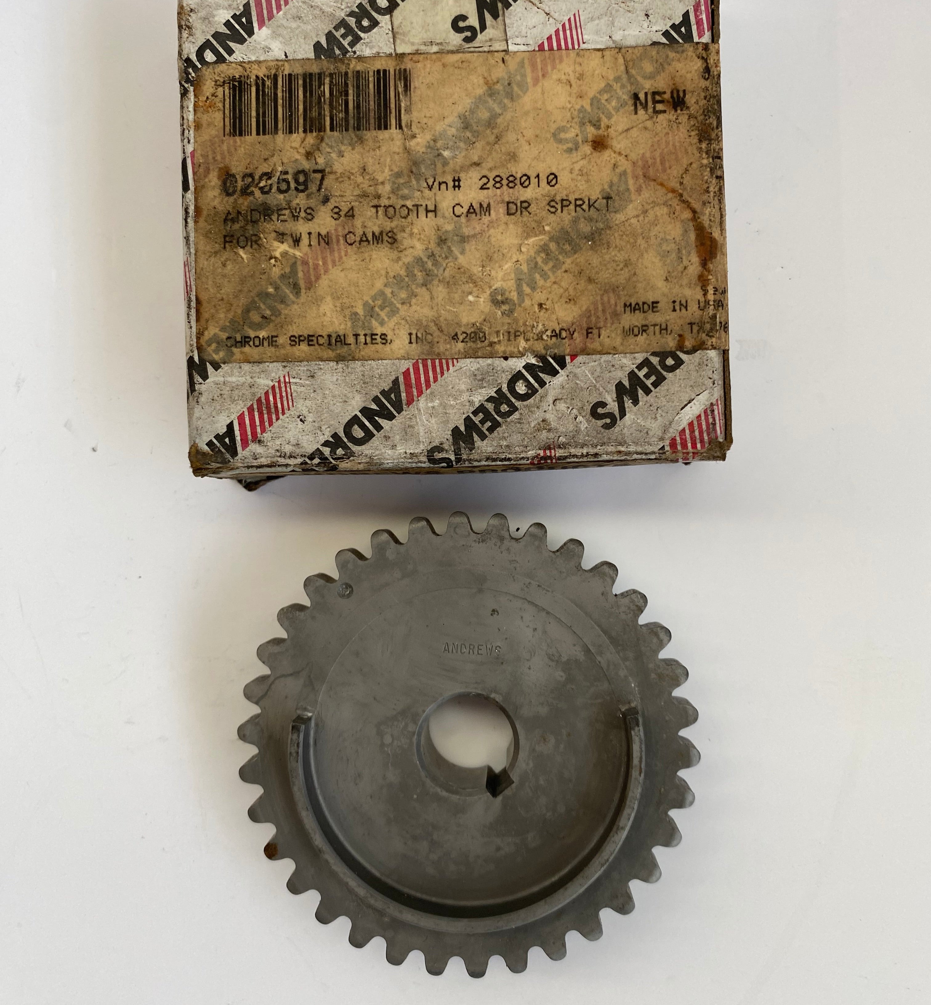 Pignon 34 dents came Twin cam 1999 Harley Davidson Andrews REF MCS 503576