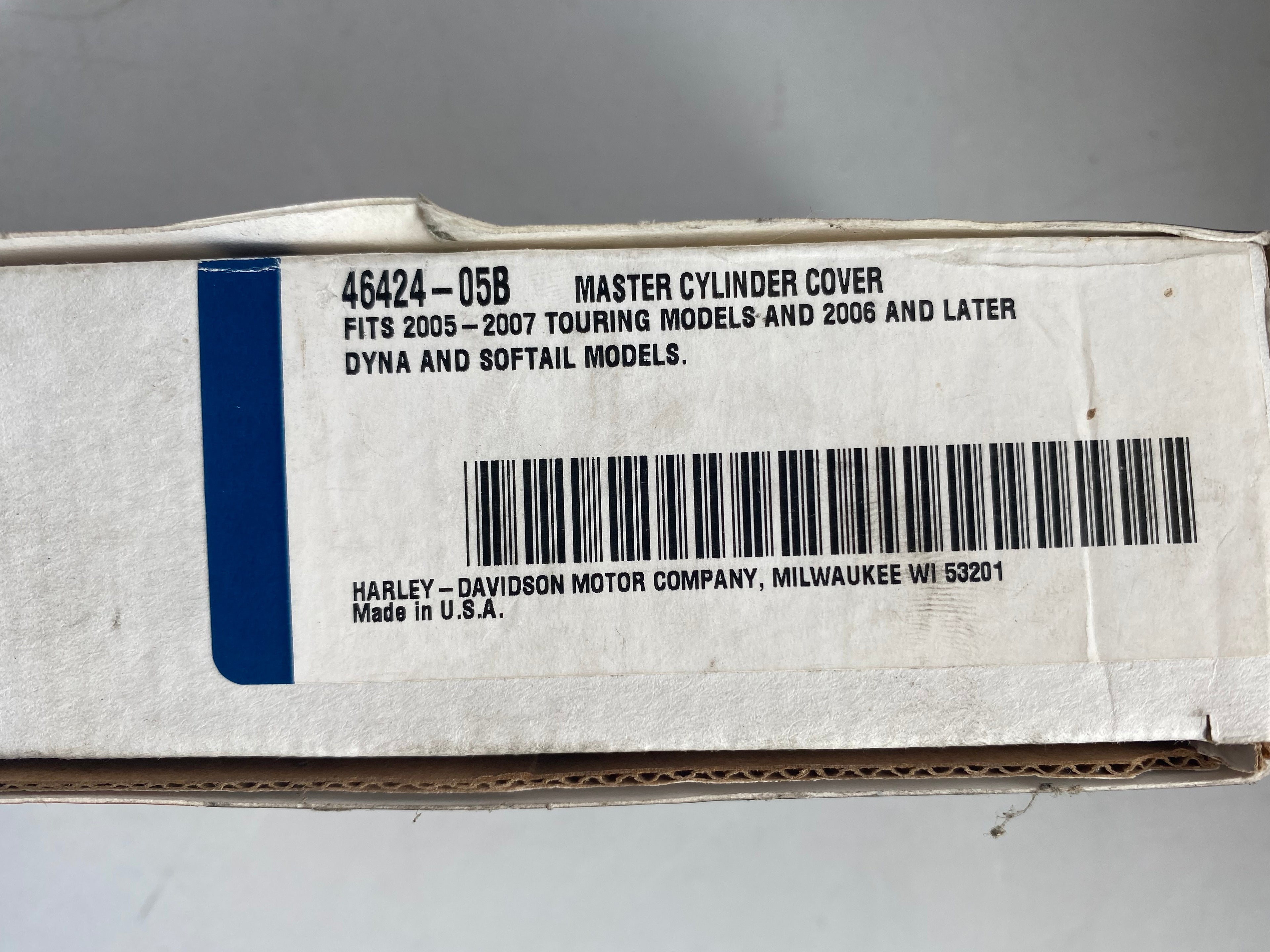 Verchromter Hauptbremszylinderdeckel vorne Harley-Davidson REF 46424-05B
