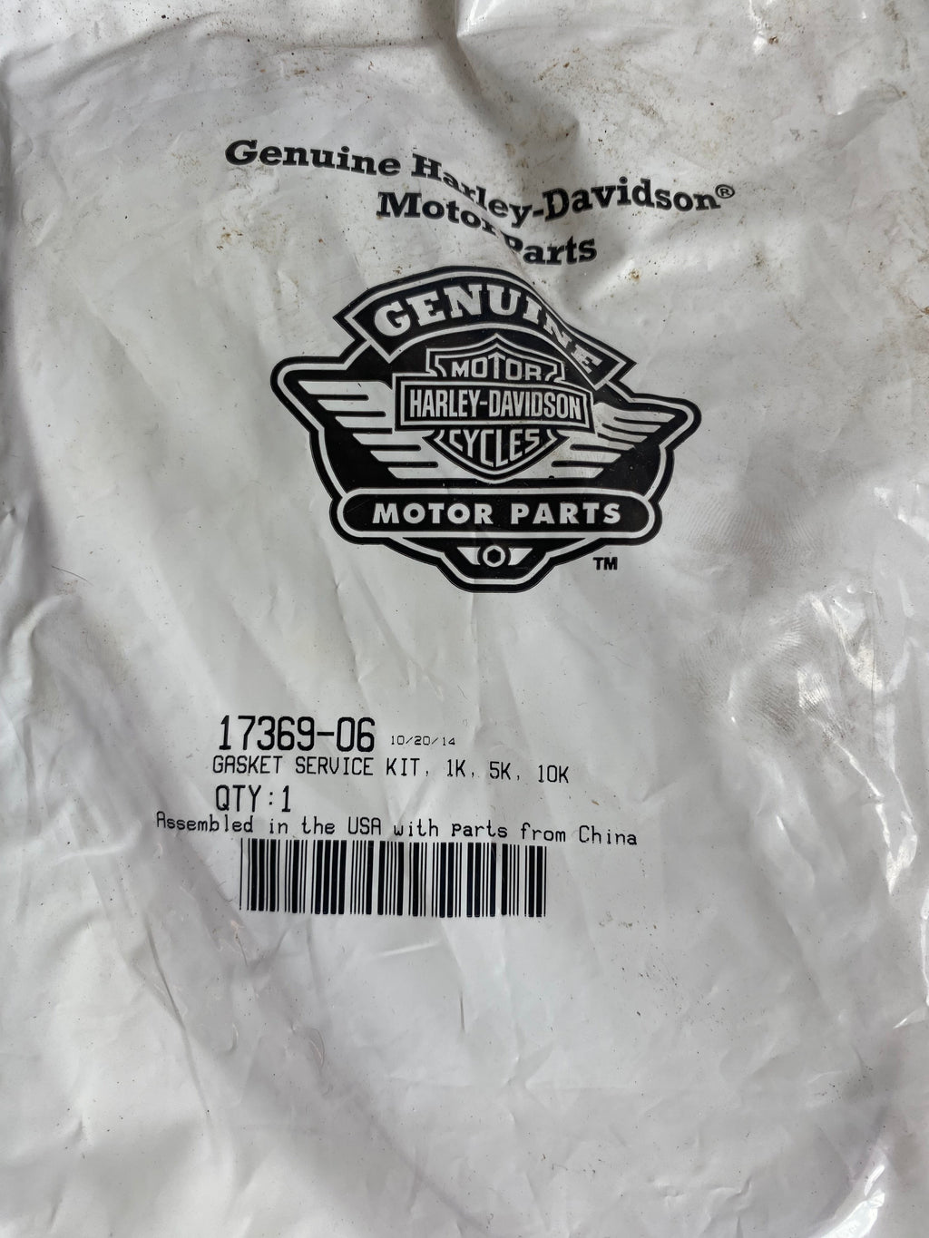 Joint de derby cover Harley Davidson original REF OEM 17369-06