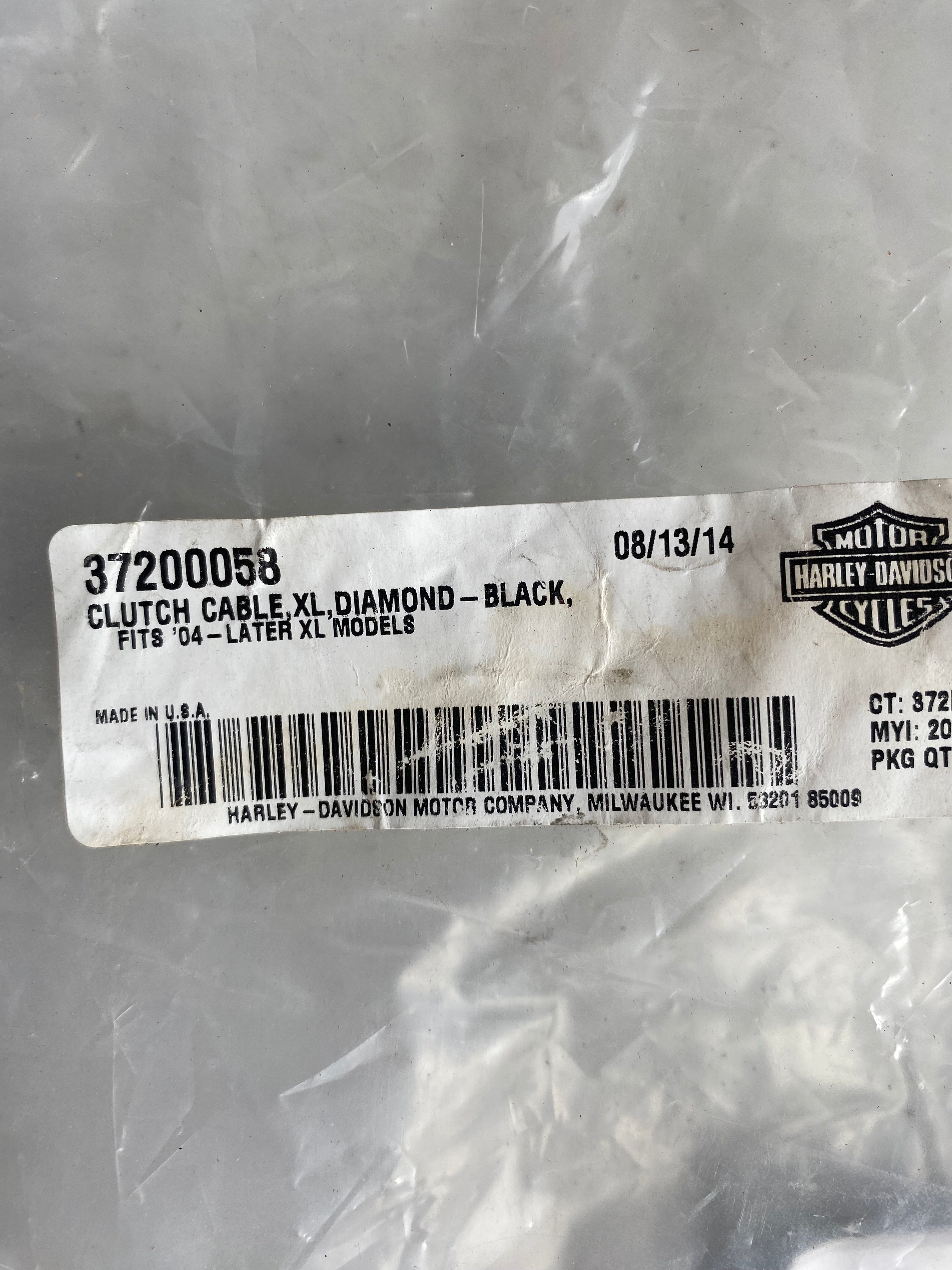 Cable embrayage Diamond Black Sportster Harley Davidson REF OEM 37200058