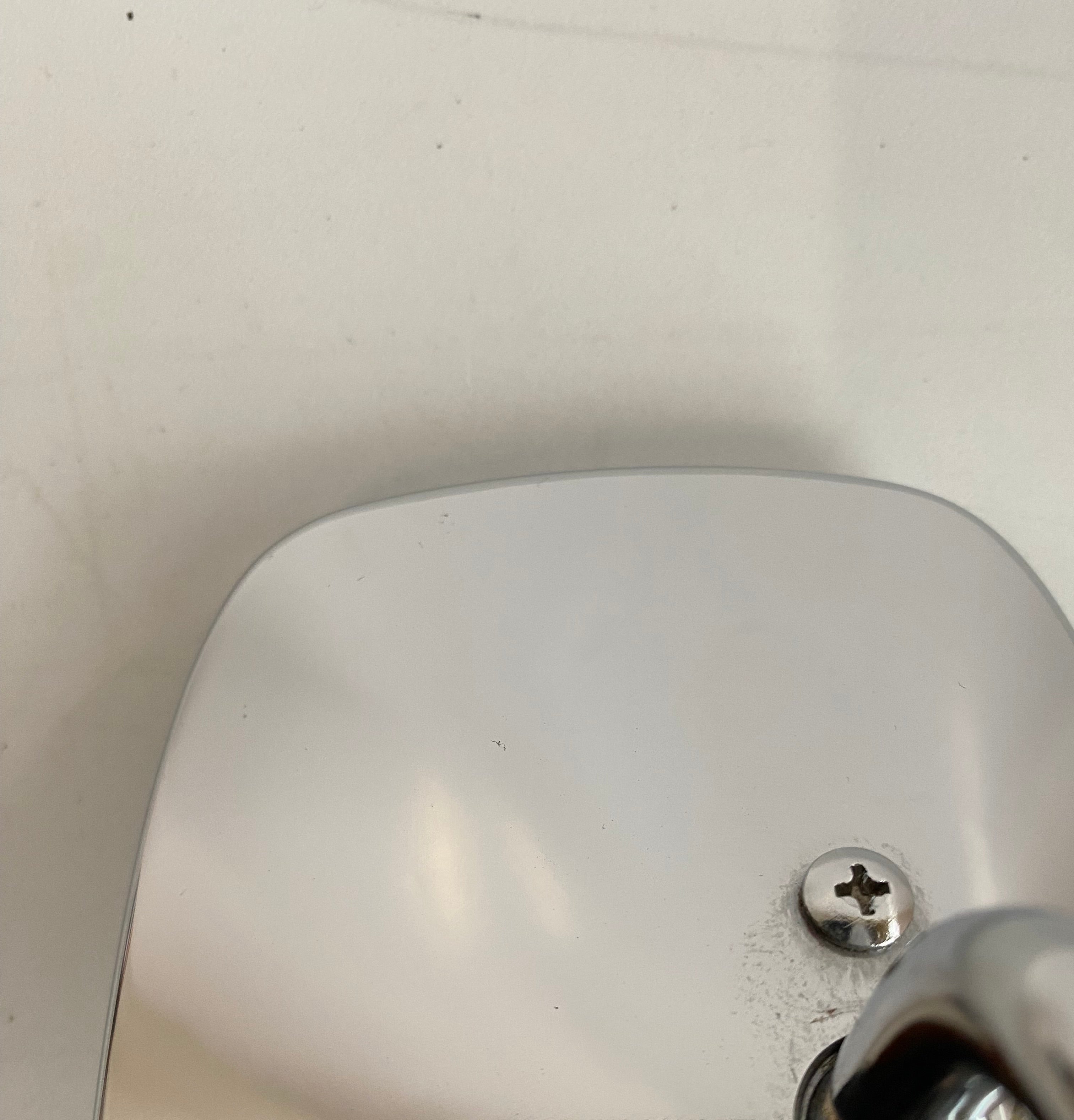 Rétroviseur gauche chromé branche longue Harley Davidson REF OEM 91910-90A