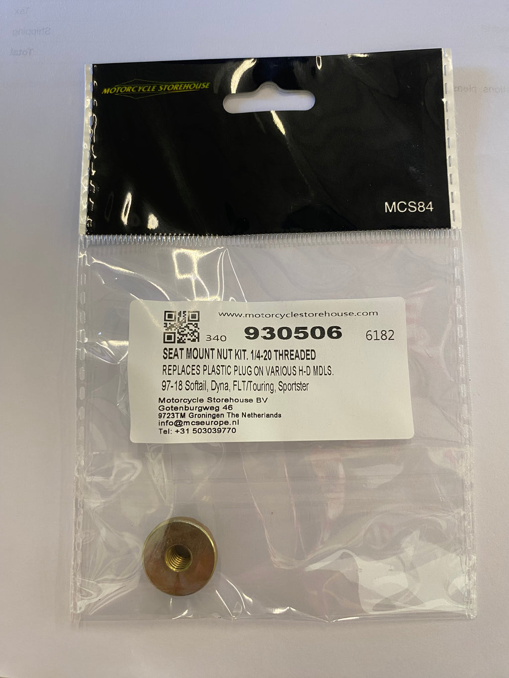 Ecrou de selle + clip Harley Davidson REF OEM 59768-97