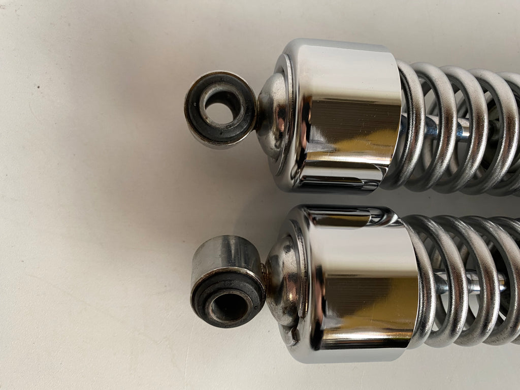 Jeu d'amortisseurs chromés Sportster Harley Davidson REF OEM 54566-91