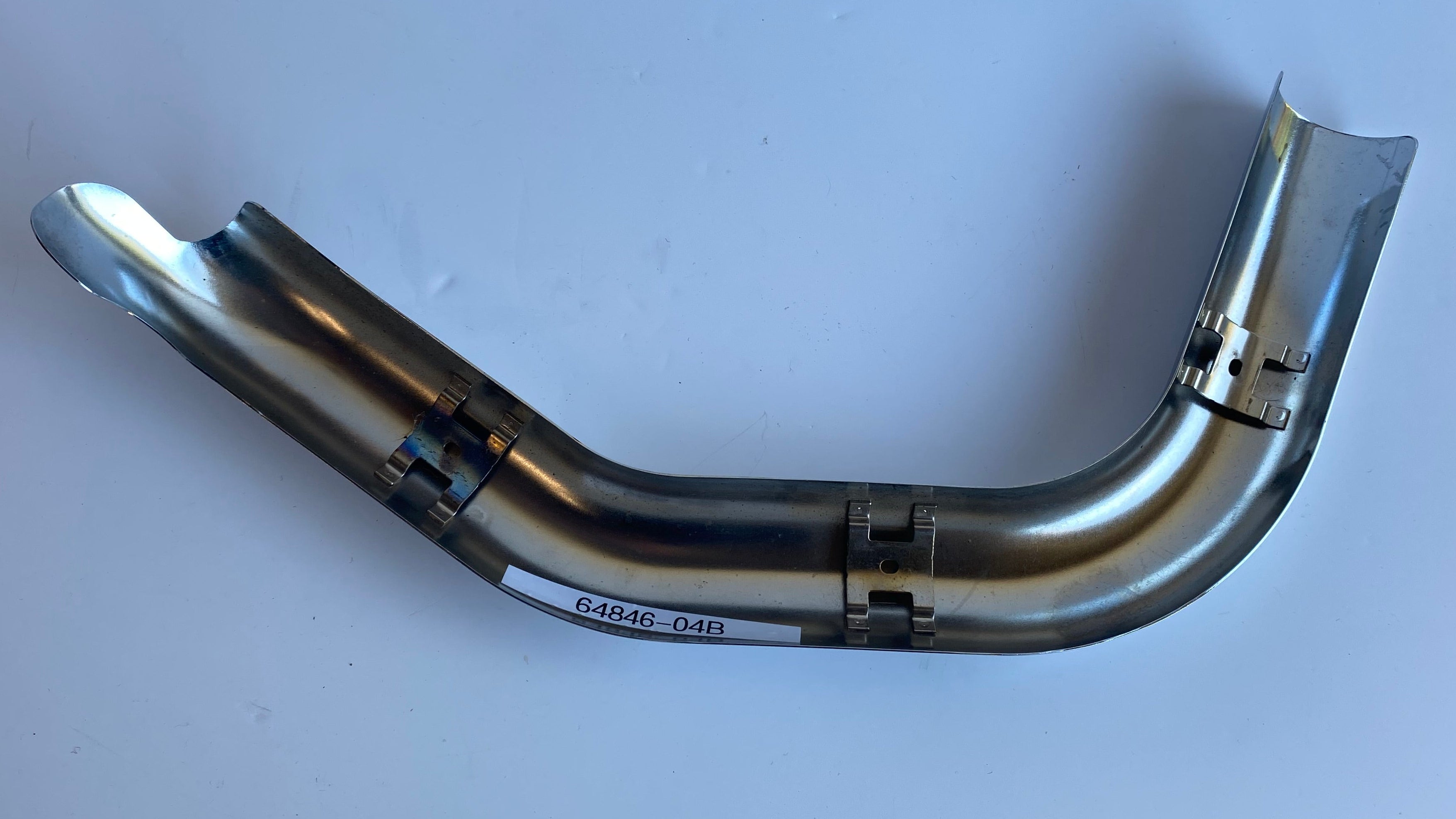 Pare chaleur chromé collecteur avant Sportster Harley Davidson REF OEM 64846-04B