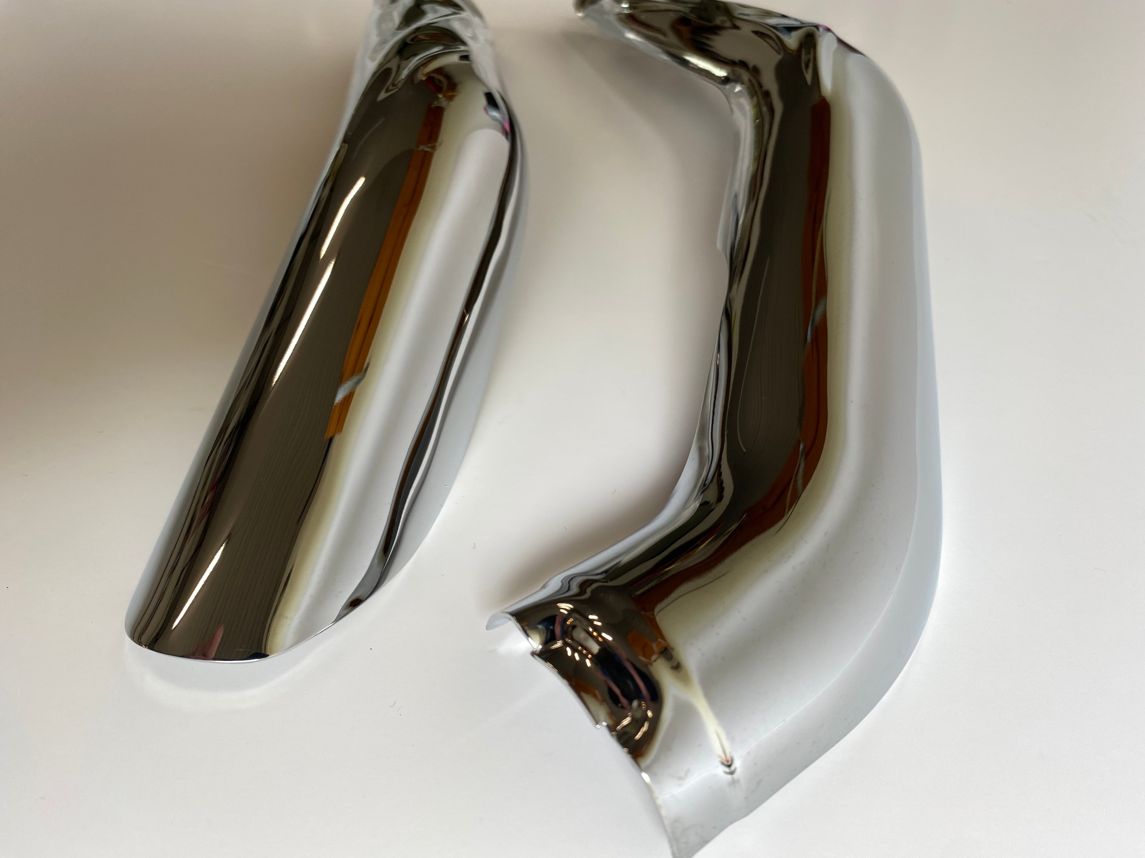Harley Davidson Touring Flame Chrome Heat Shield Set REF 65540-04A