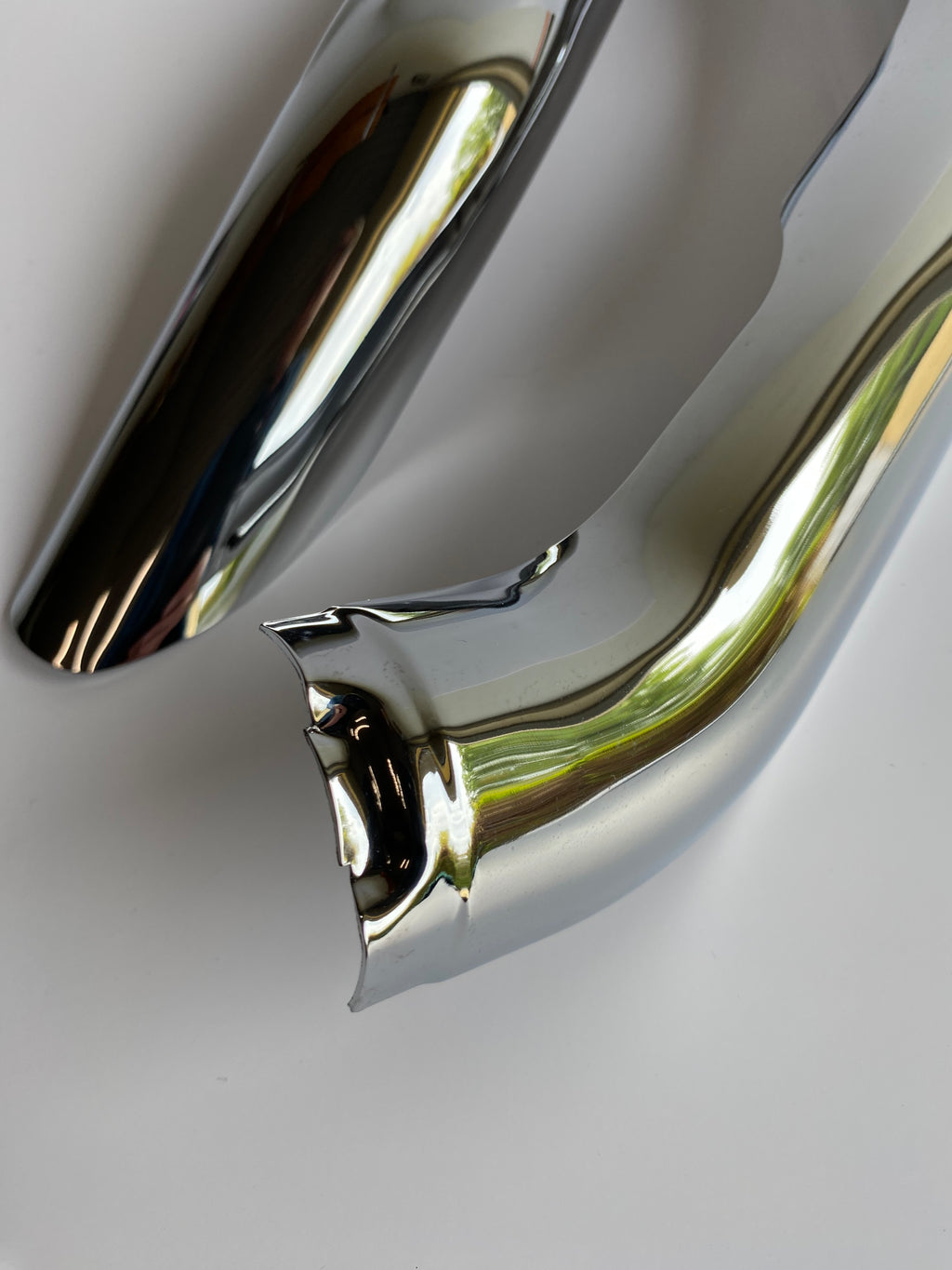 Harley Davidson Touring Flame Chrome Heat Shield Set REF 65540-04A