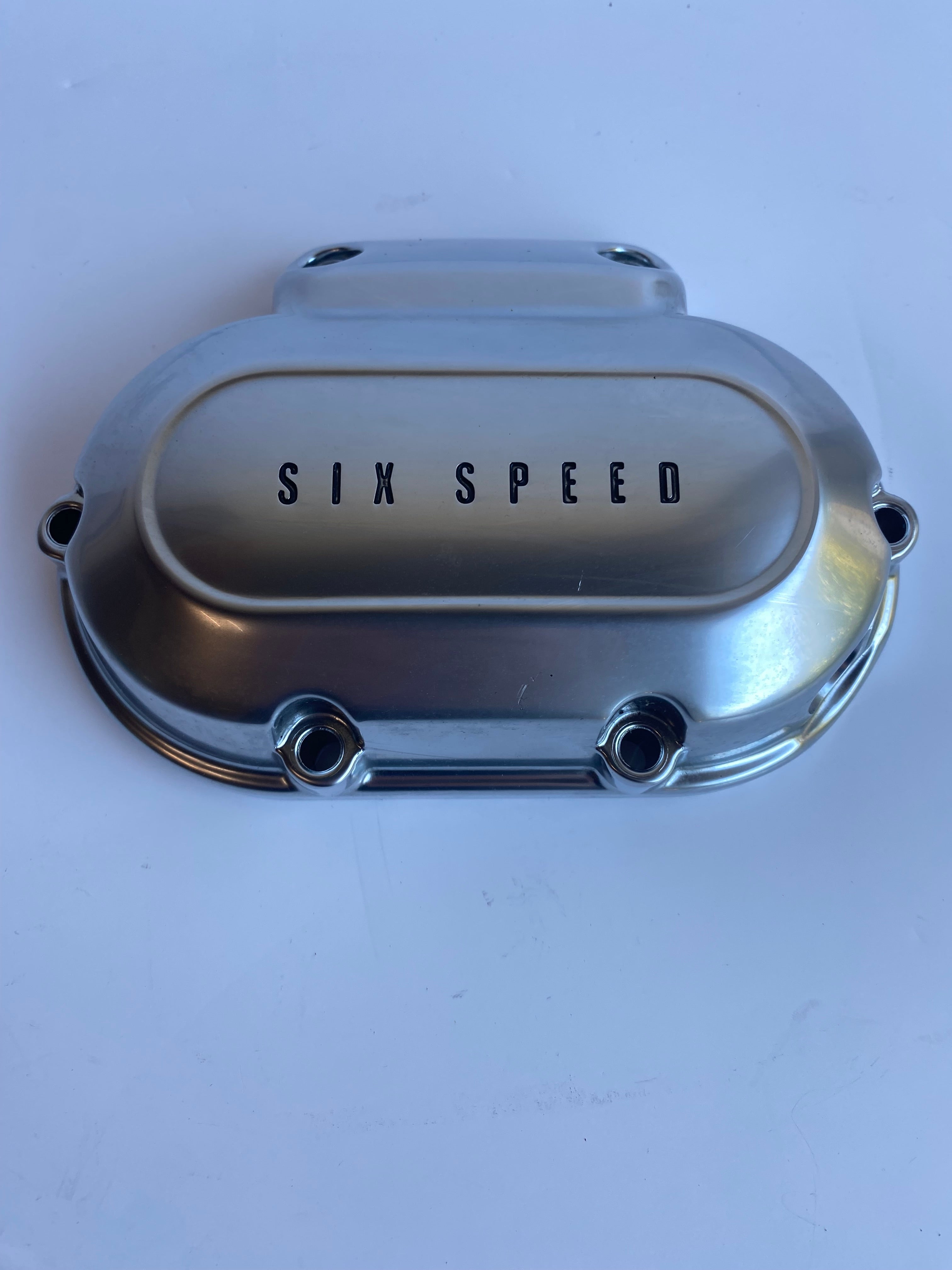 Schaltdeckel satiniert chrom Softail Fat Boy Special Harley Davidson REF OEM 37186-10