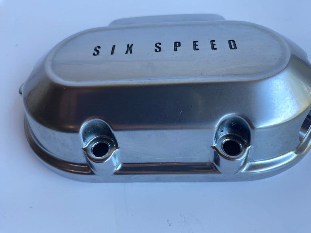 Schaltdeckel satiniert chrom Softail Fat Boy Special Harley Davidson REF OEM 37186-10