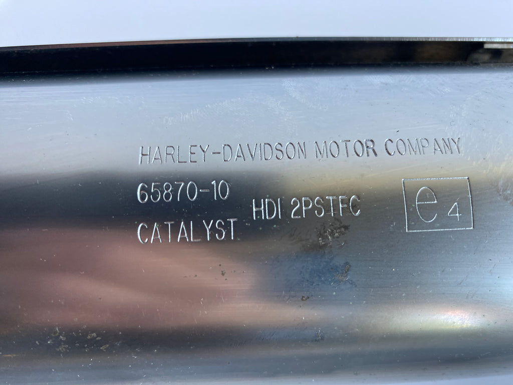 Jeu de silencieux origine Softail Fat Boy Harley Davidson REF OEM 65870-10 & 65880-10