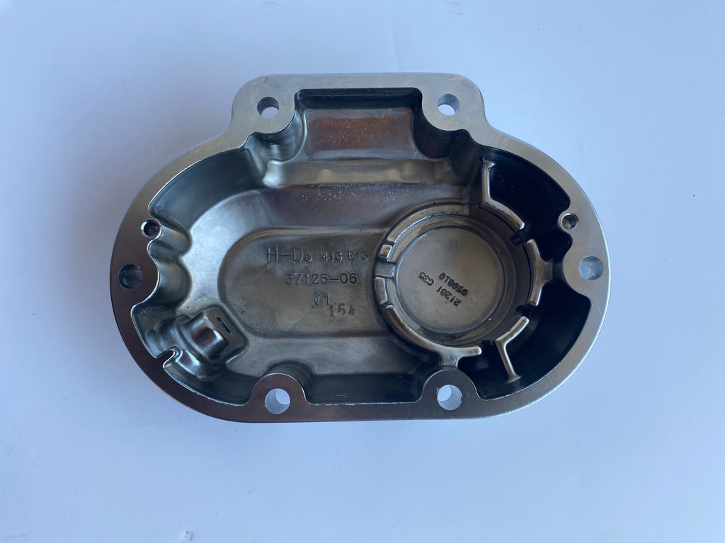 Schaltdeckel satiniert chrom Softail Fat Boy Special Harley Davidson REF OEM 37186-10
