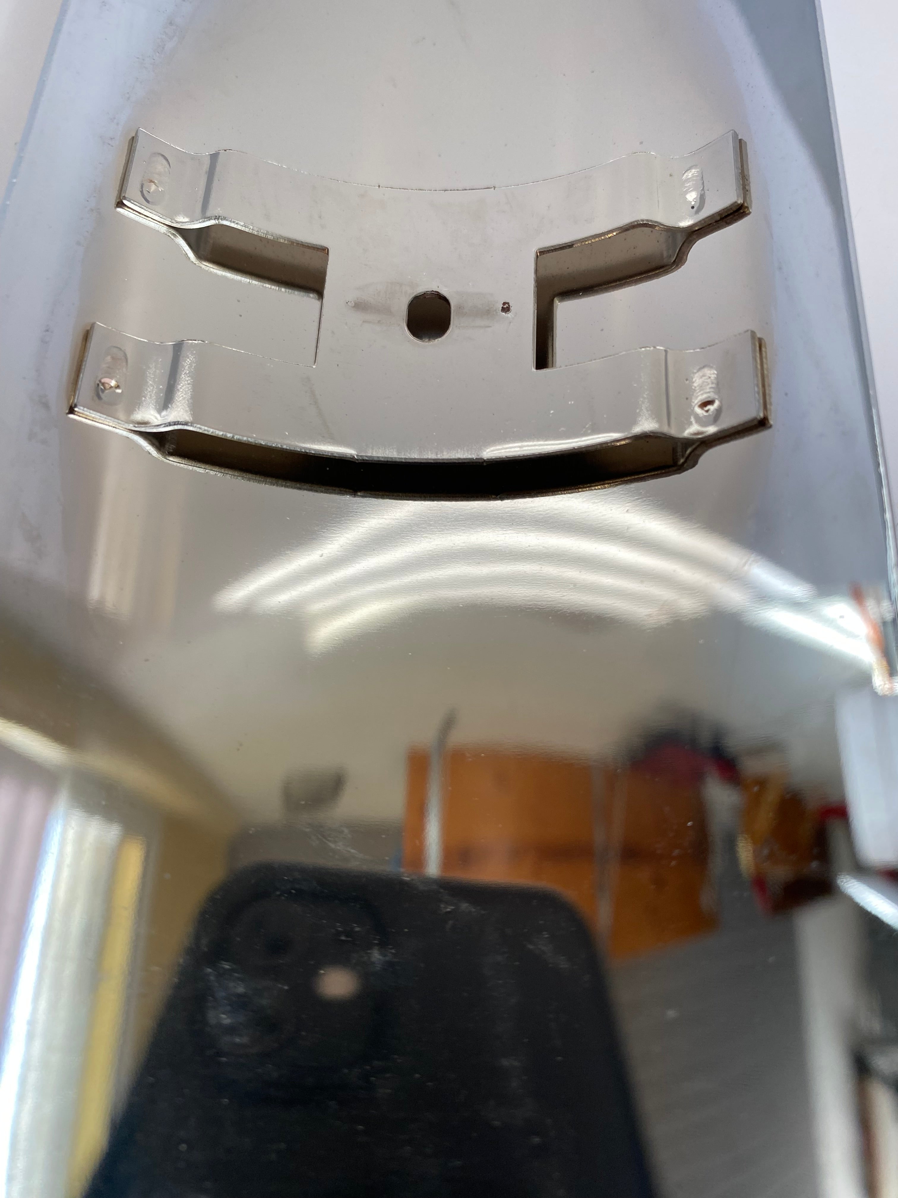 Pare chaleur chromé silencieux échappement Sportster Harley Davidson REF 65400199