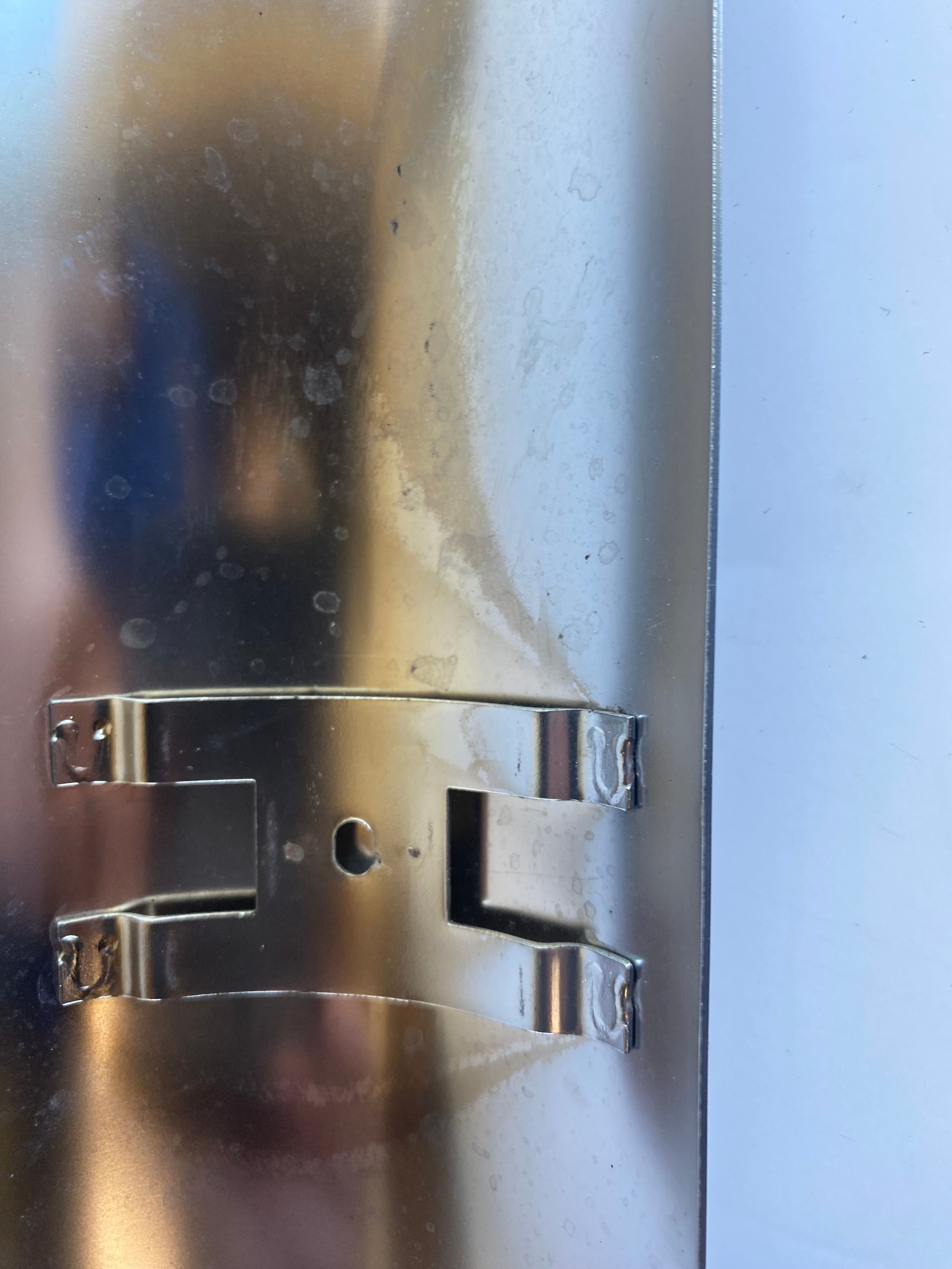 Jeu de 2 pare chaleur silencieux chrome satin Softail Harley Davidson REF OEM 66901-10