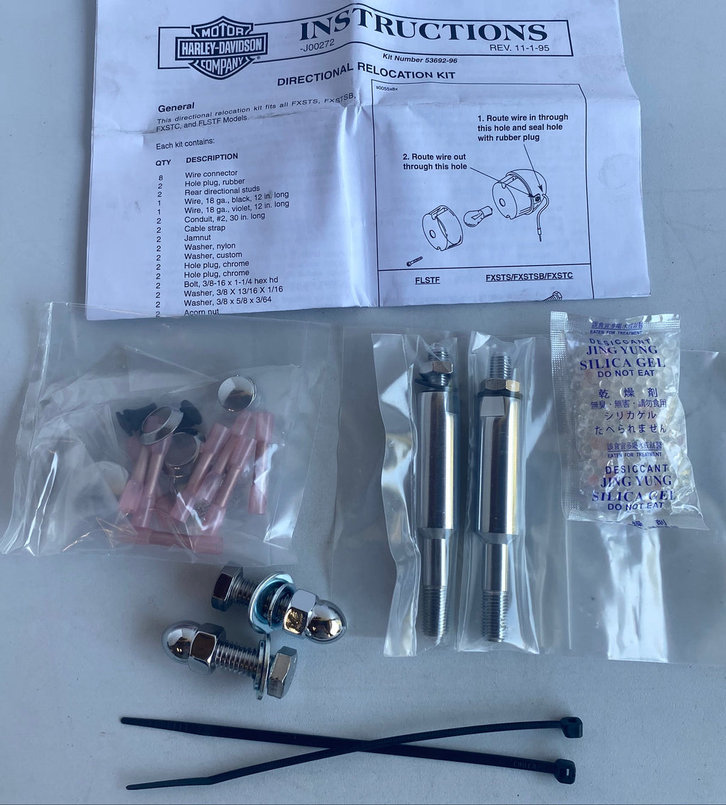 Kit de relocalisation des clignotants arriere Softail Harley Davidson REF 53692-96