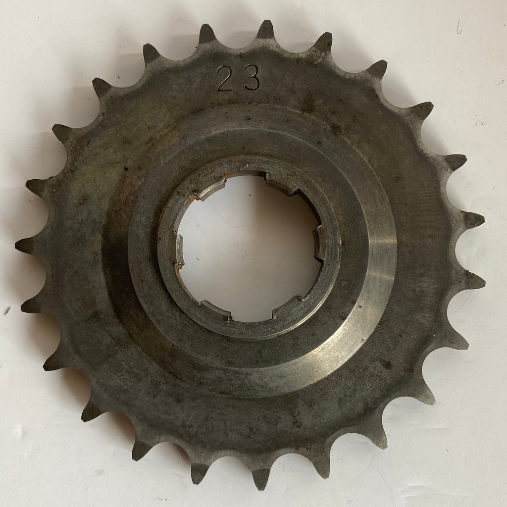 Pignon 23 dents sortie de boite a vitesses Shovelhead Harley Davidson REF OEM 35212-73