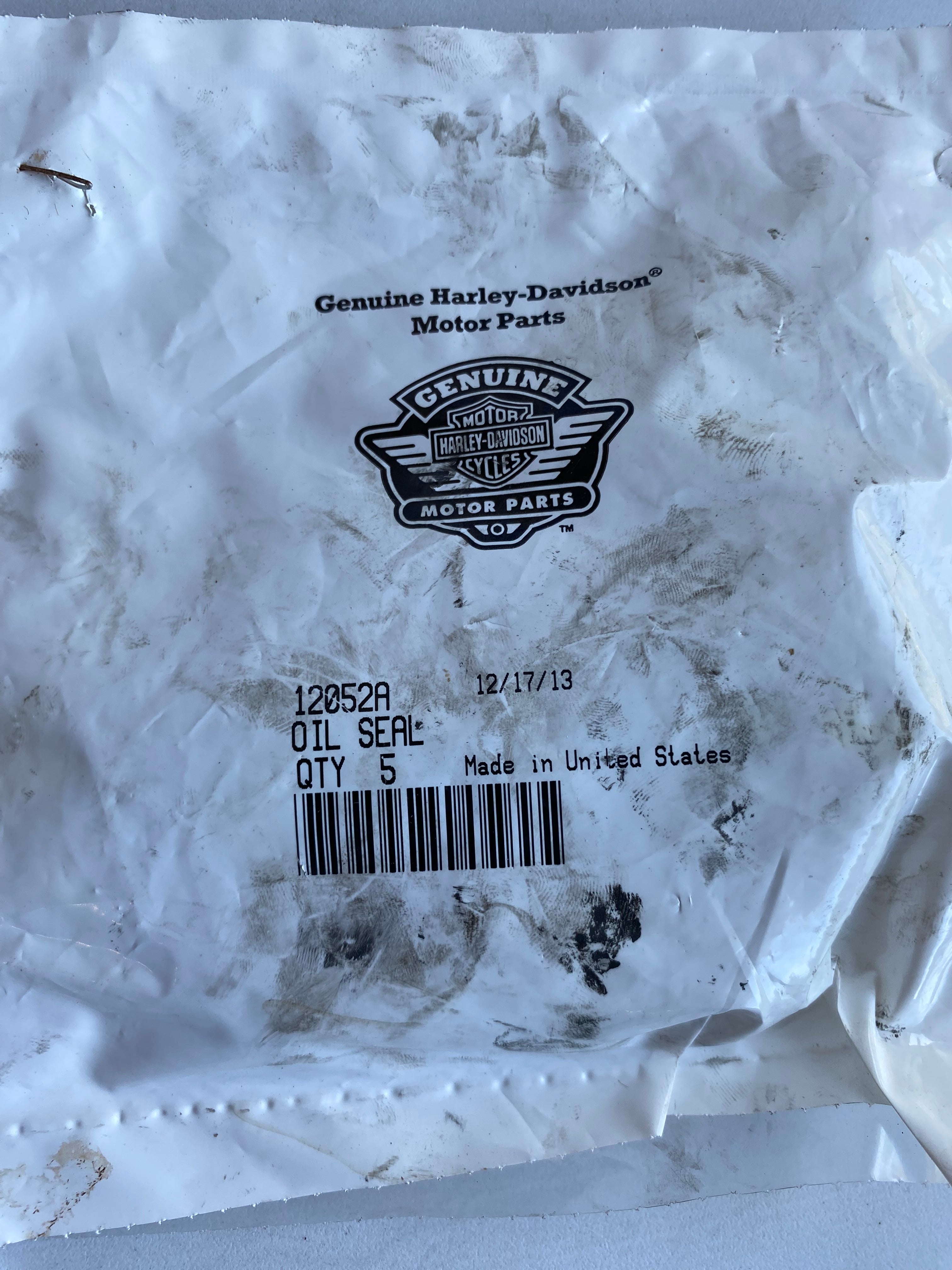 Joint spy roulement carter primaire interne Big Twin Harley Davidson REF OEM 12052A