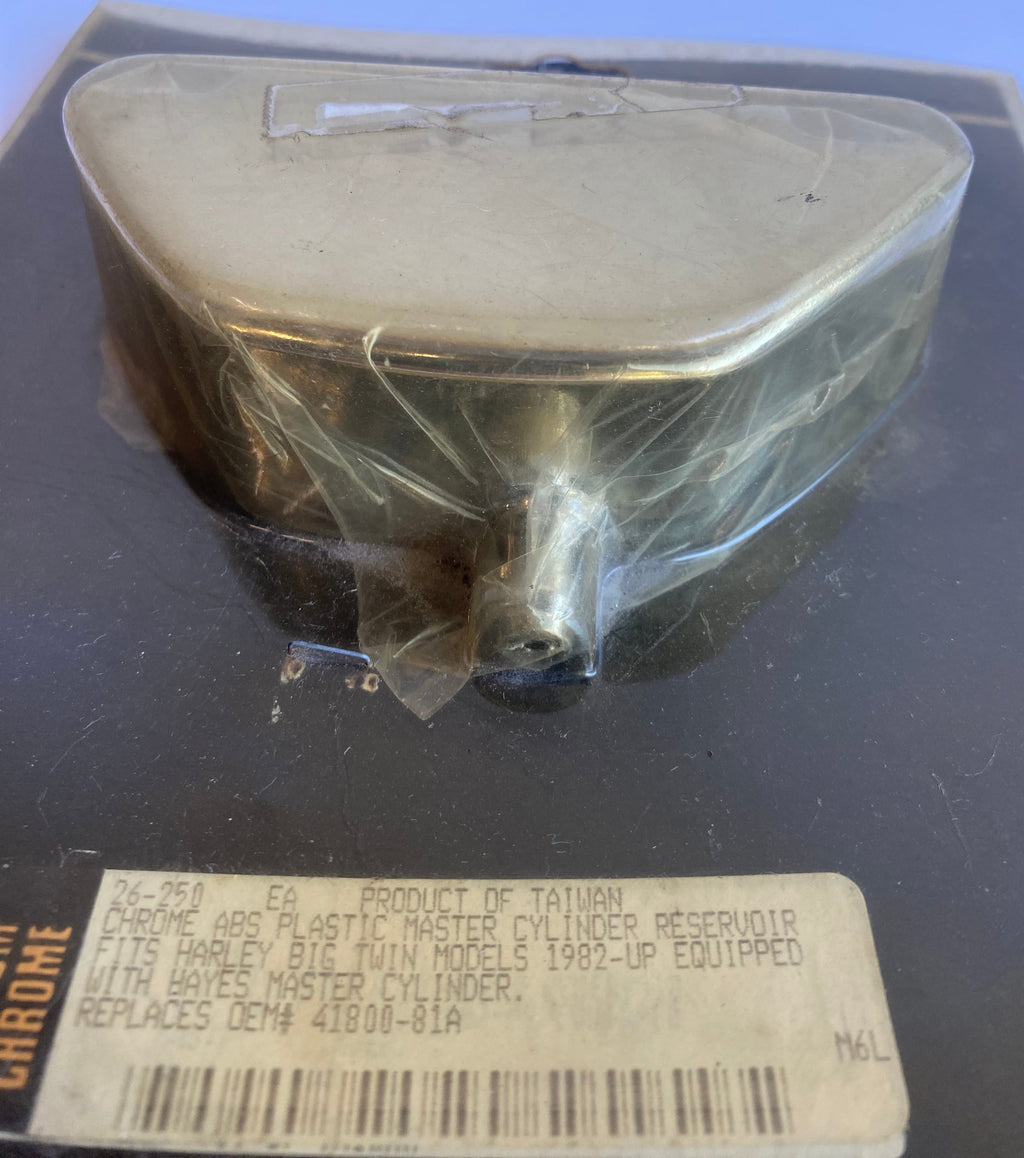 Harley Davidson Chrome Rear Brake Master Cylinder Reservoir REF OEM 41800-81A