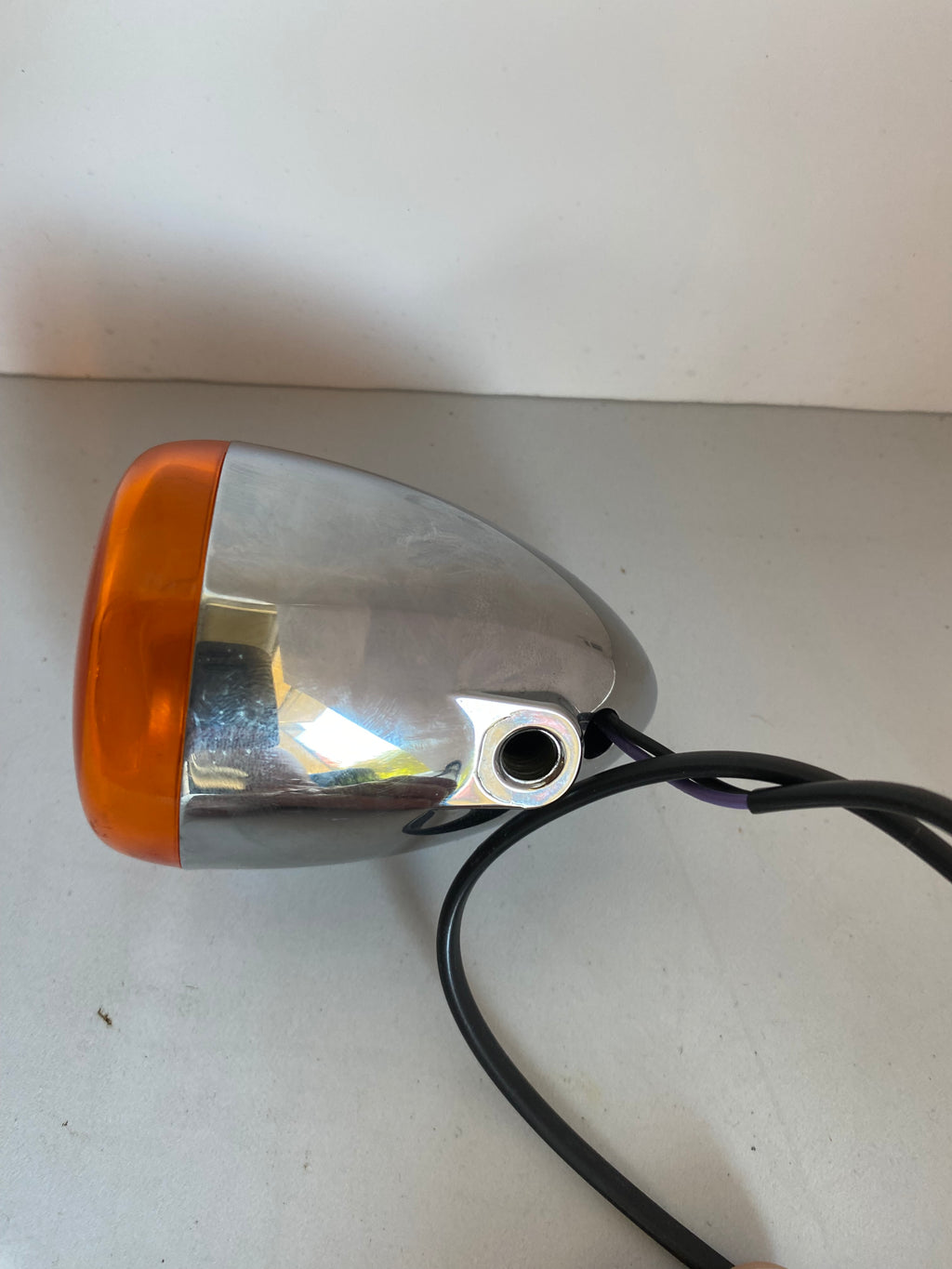 Clignotant avant chromé Harley Davidson REF OEM 68975-00