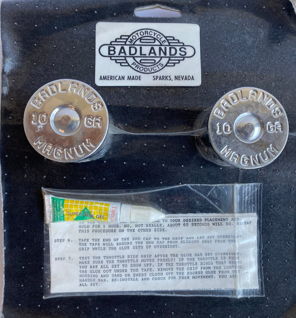 Embouts de poignées Badlands Magnum chrome Harley Davidson REF 110102