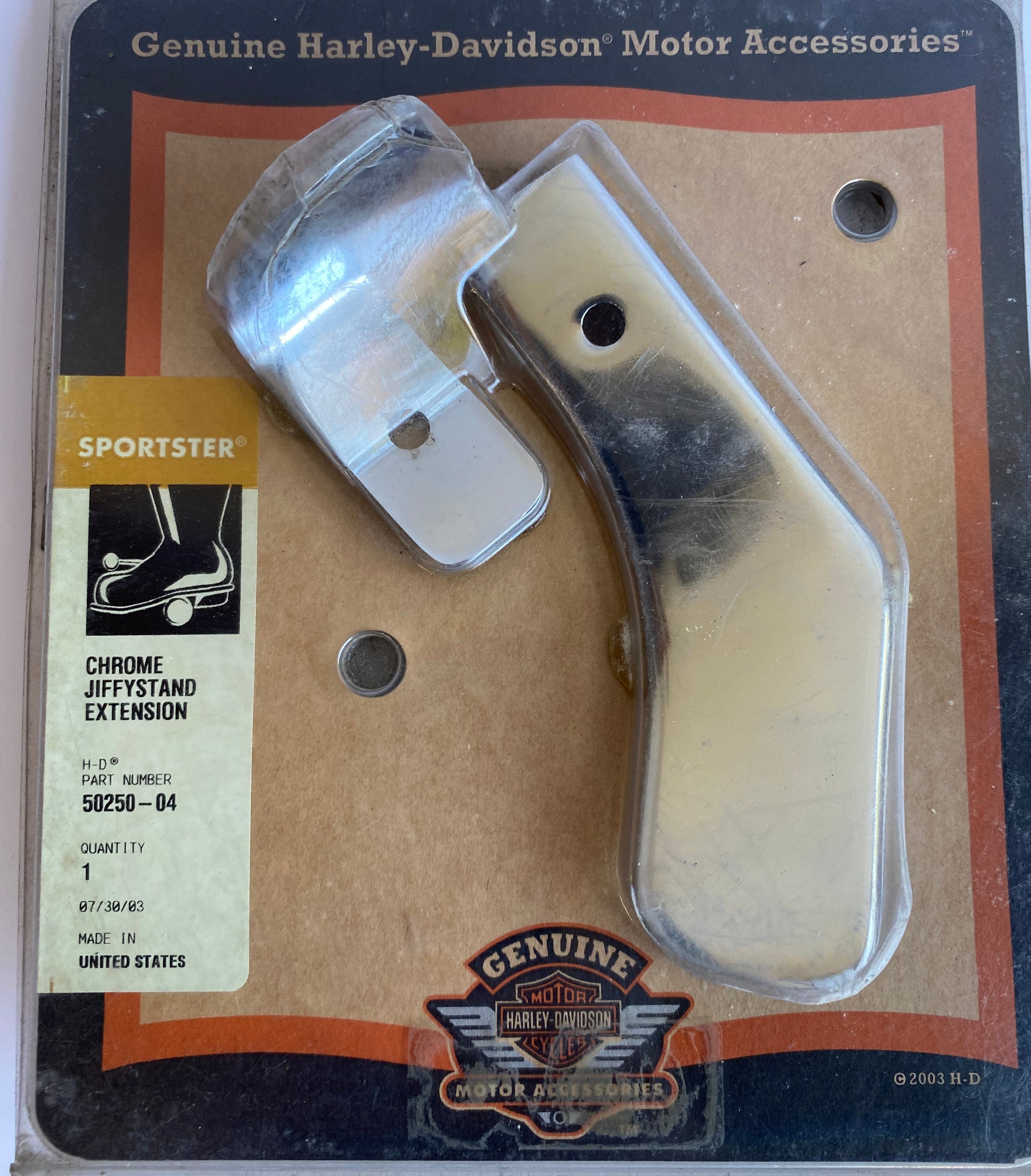 Rallonge de béquille Sportster Harley Davidson REF OEM 50250-04