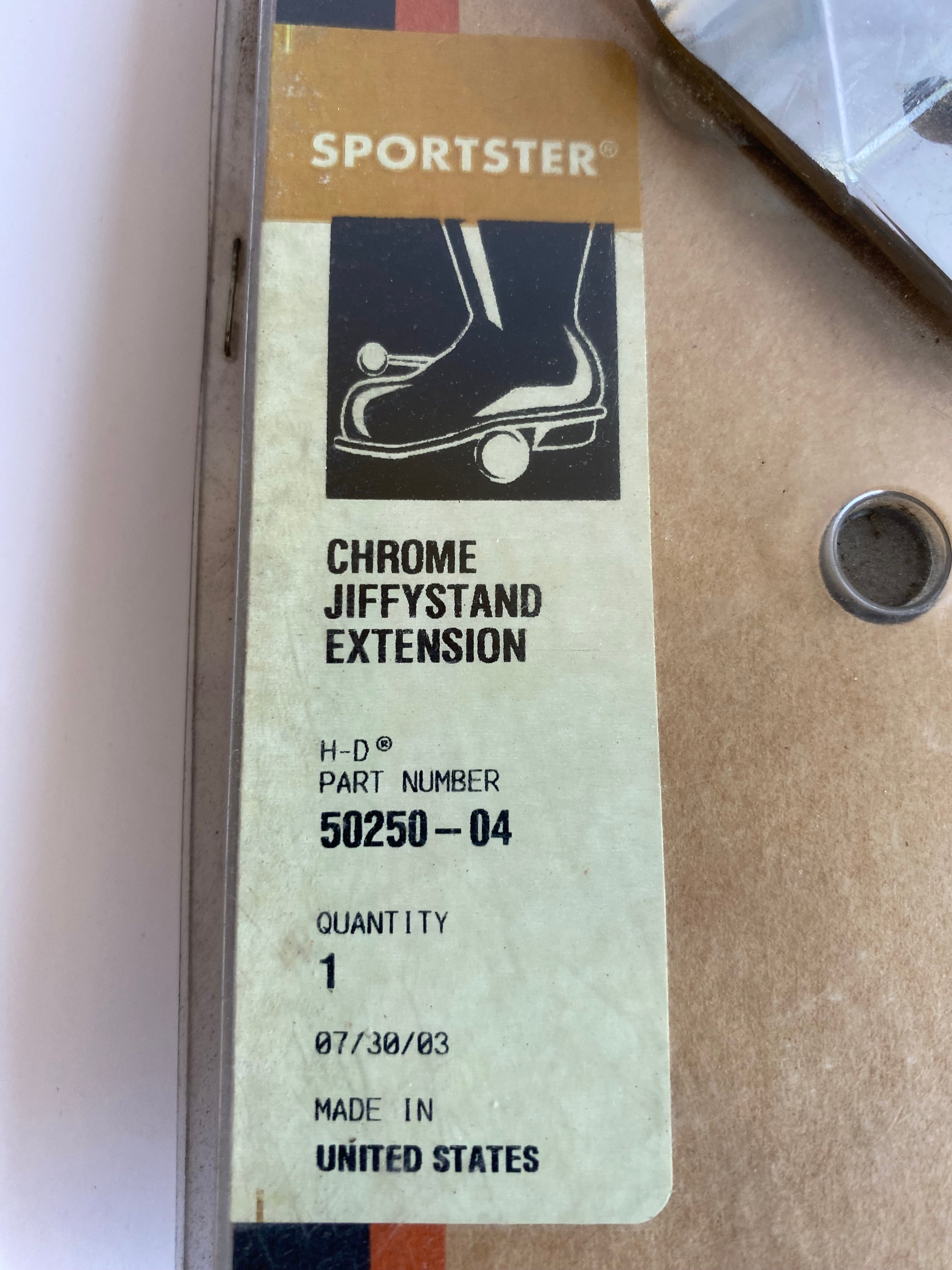 Rallonge de béquille Sportster Harley Davidson REF OEM 50250-04