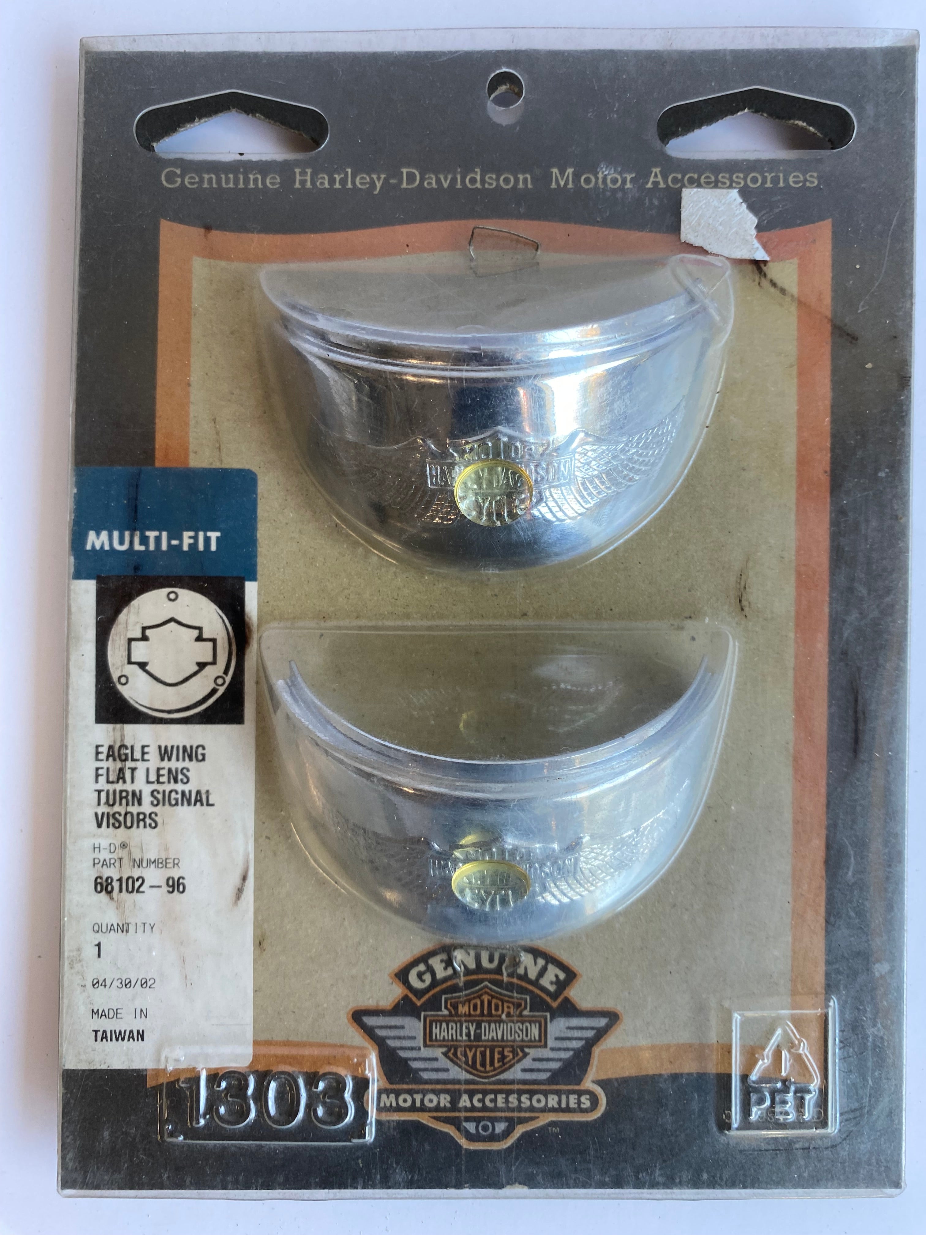 Jeu de 2 casquettes clignotants Bar&Shield Harley Davidson REF 68102-96