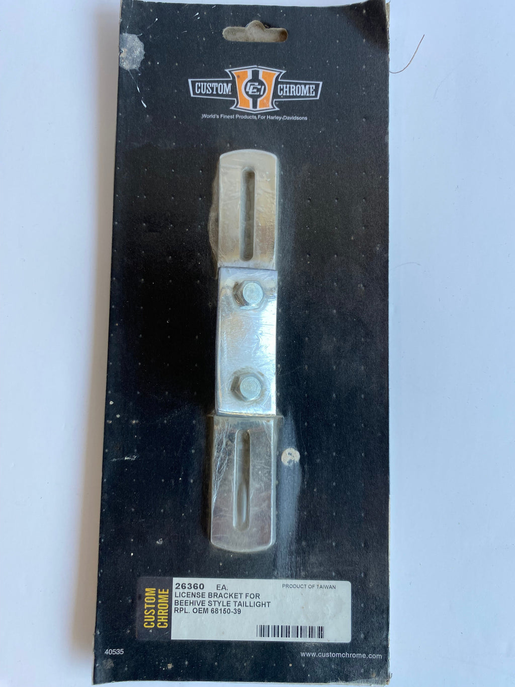 Support de plaque d'immatriculation pour feu arriere Beehive Harley Davidson REF 26-360