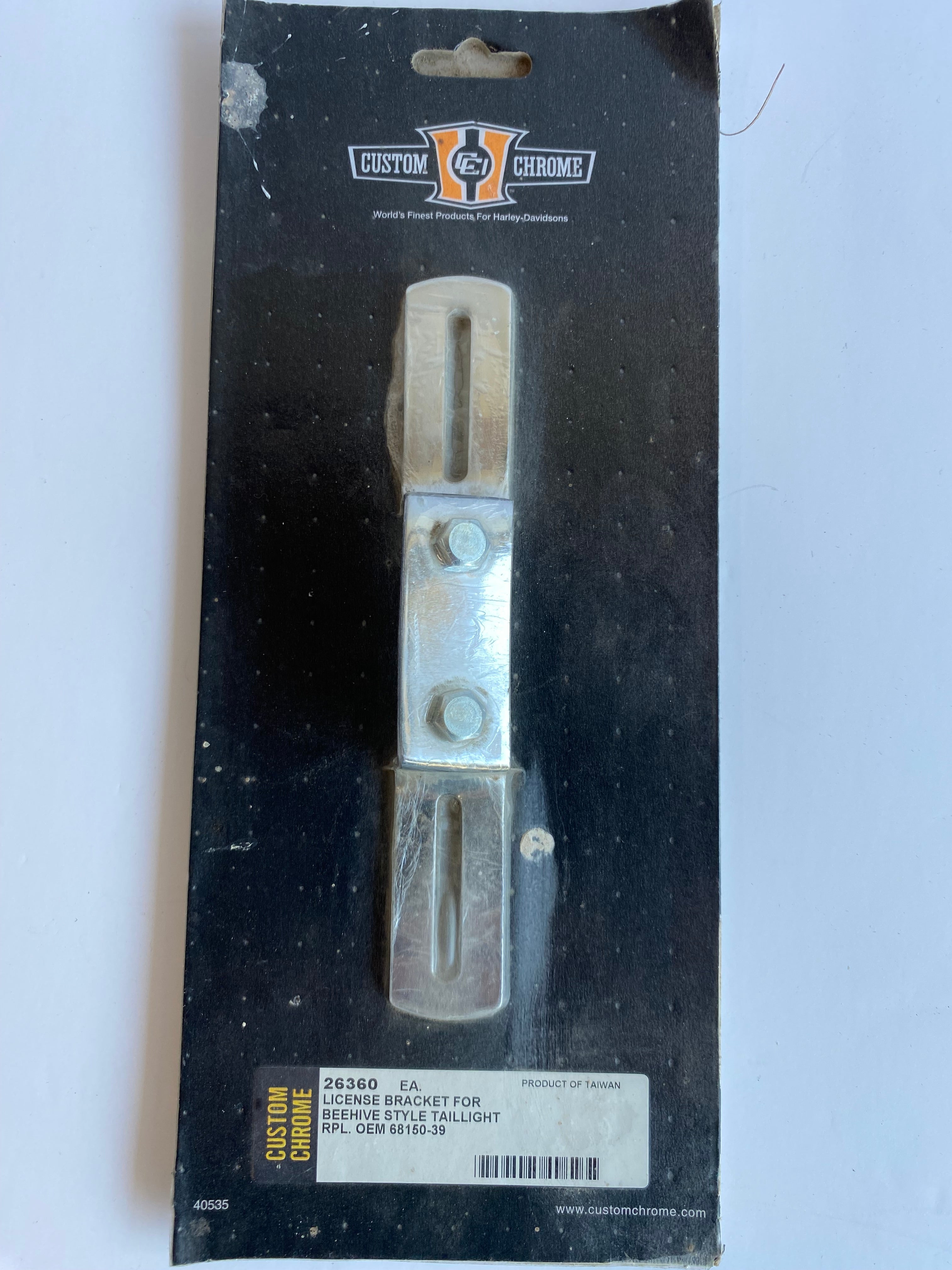 Support de plaque d'immatriculation pour feu arriere Beehive Harley Davidson REF 26-360