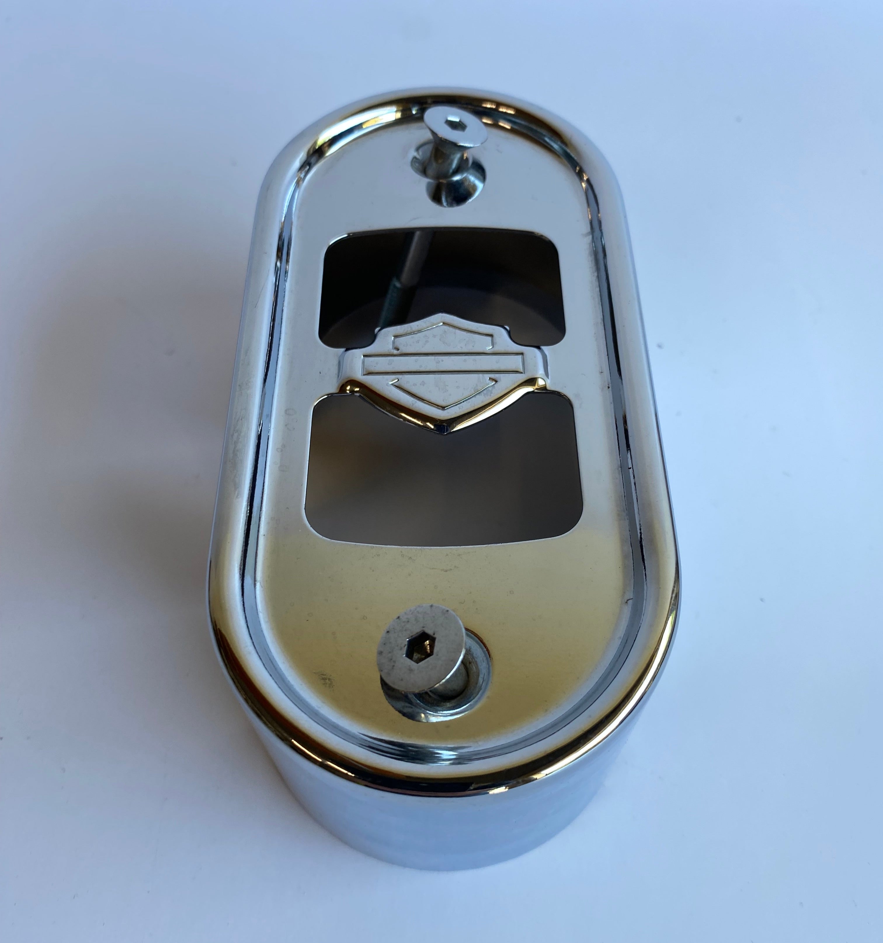 HT Chrome Ignition Coil Cover Dyna Harley Davidson REF OEM 74615-01
