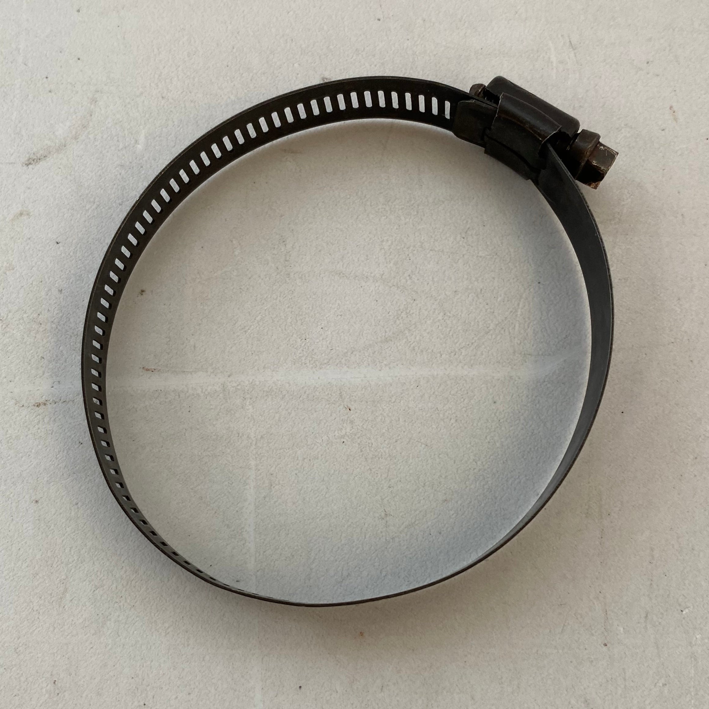 Black Muffler Clamp Heat Shield Harley Davidson OEM REF 10074