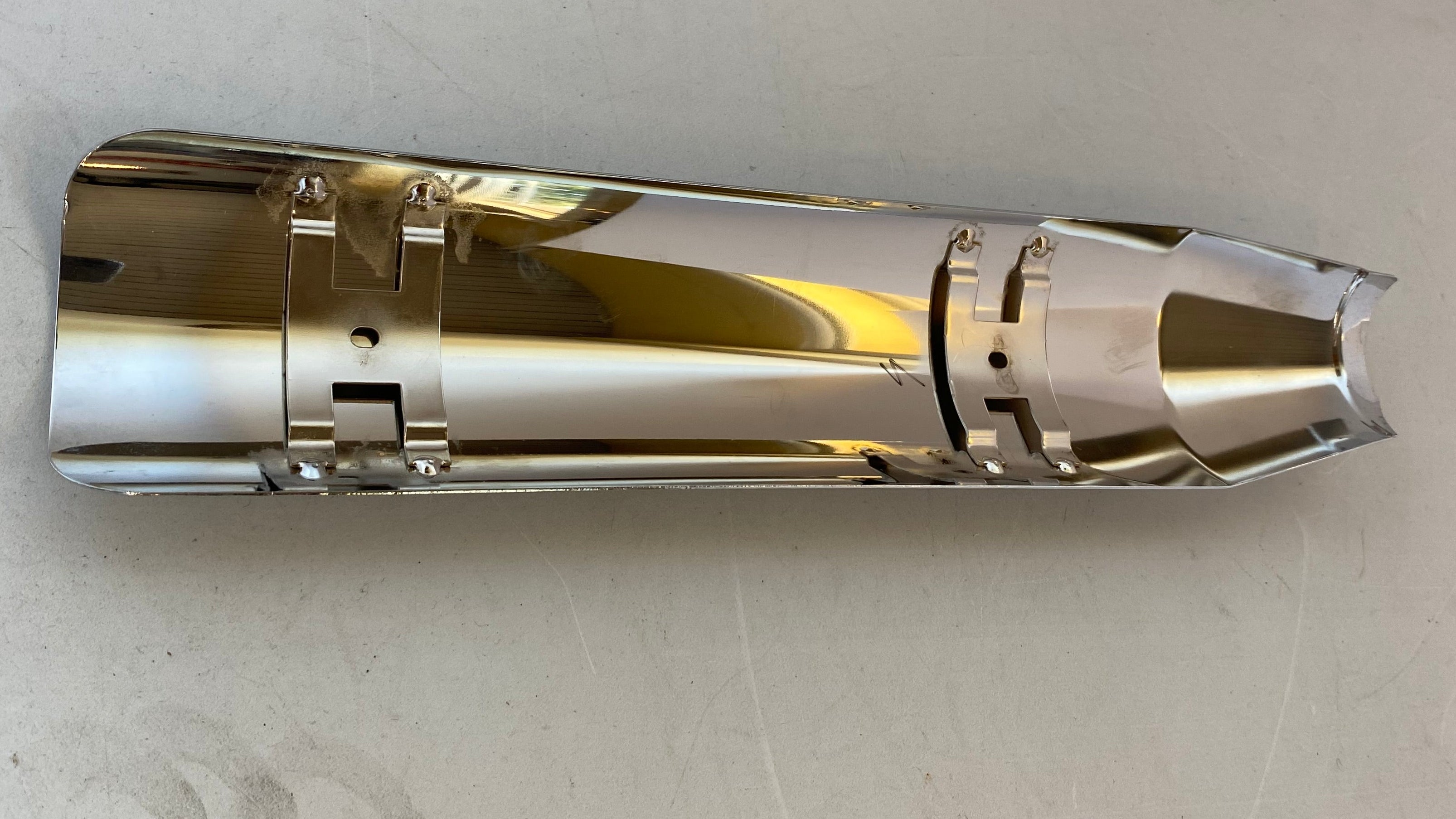 Harley-Davidson Auspuffhitzeschutz verchromt OEM-Teil-Nr. 65463-00