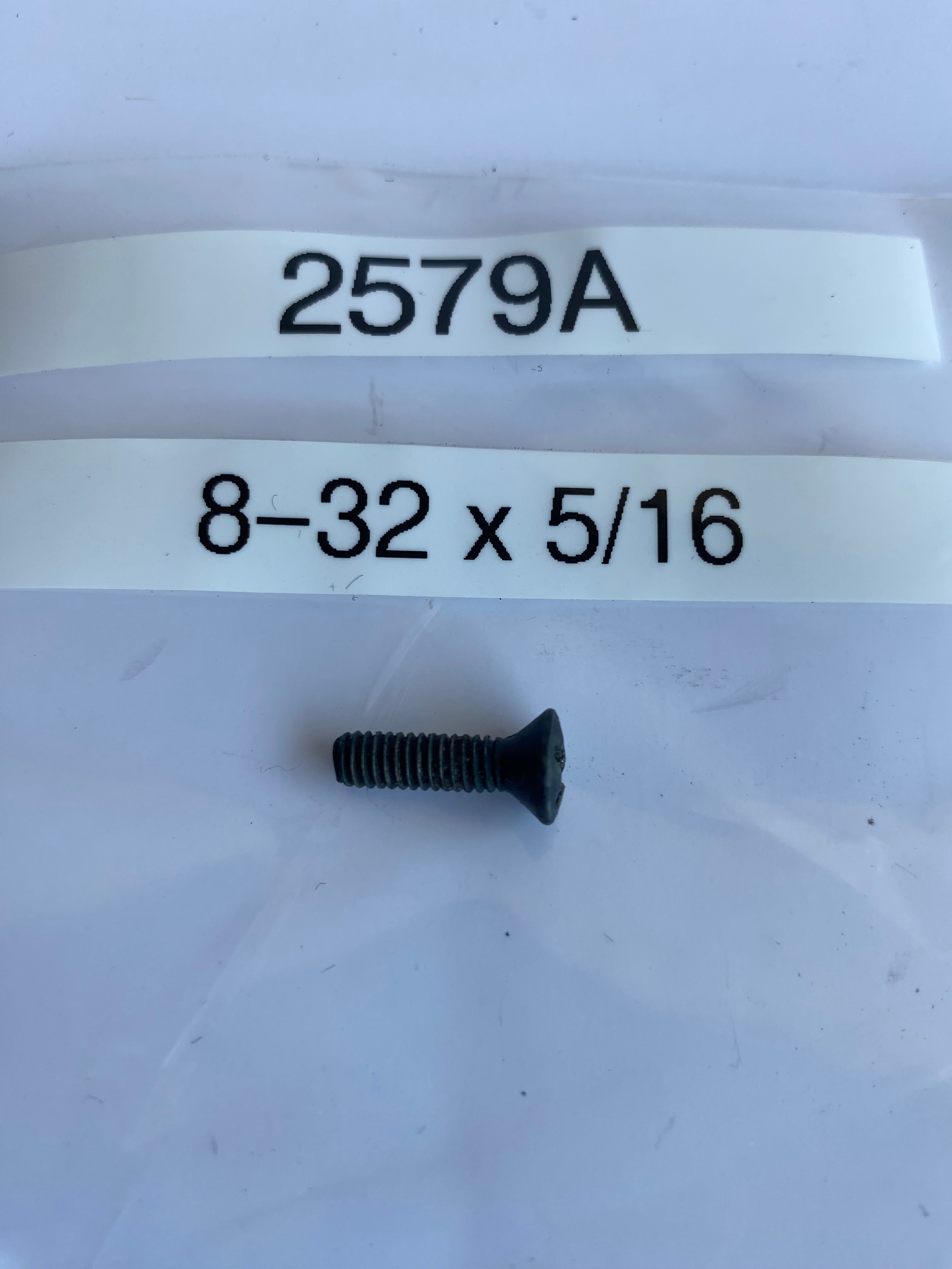 Brake master cylinder cover screw 8-32 x 5/16 Harley Davidson REF OEM 2579A