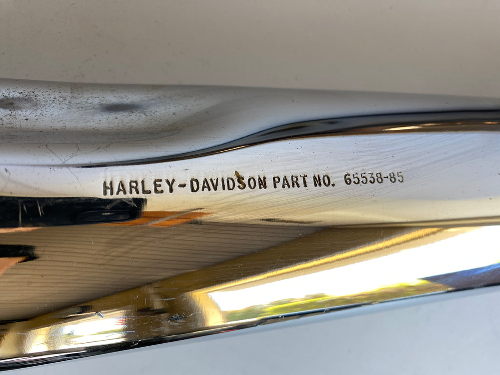 Harley Davidson Touring Original Muffler Set REF OEM 65538-85 &amp; 65539-86