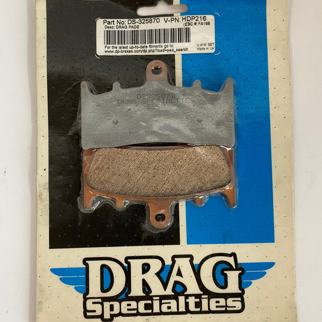 Jeu de plaquettes de frein avant Jay Brake Harley Davidson REF : DS-325870